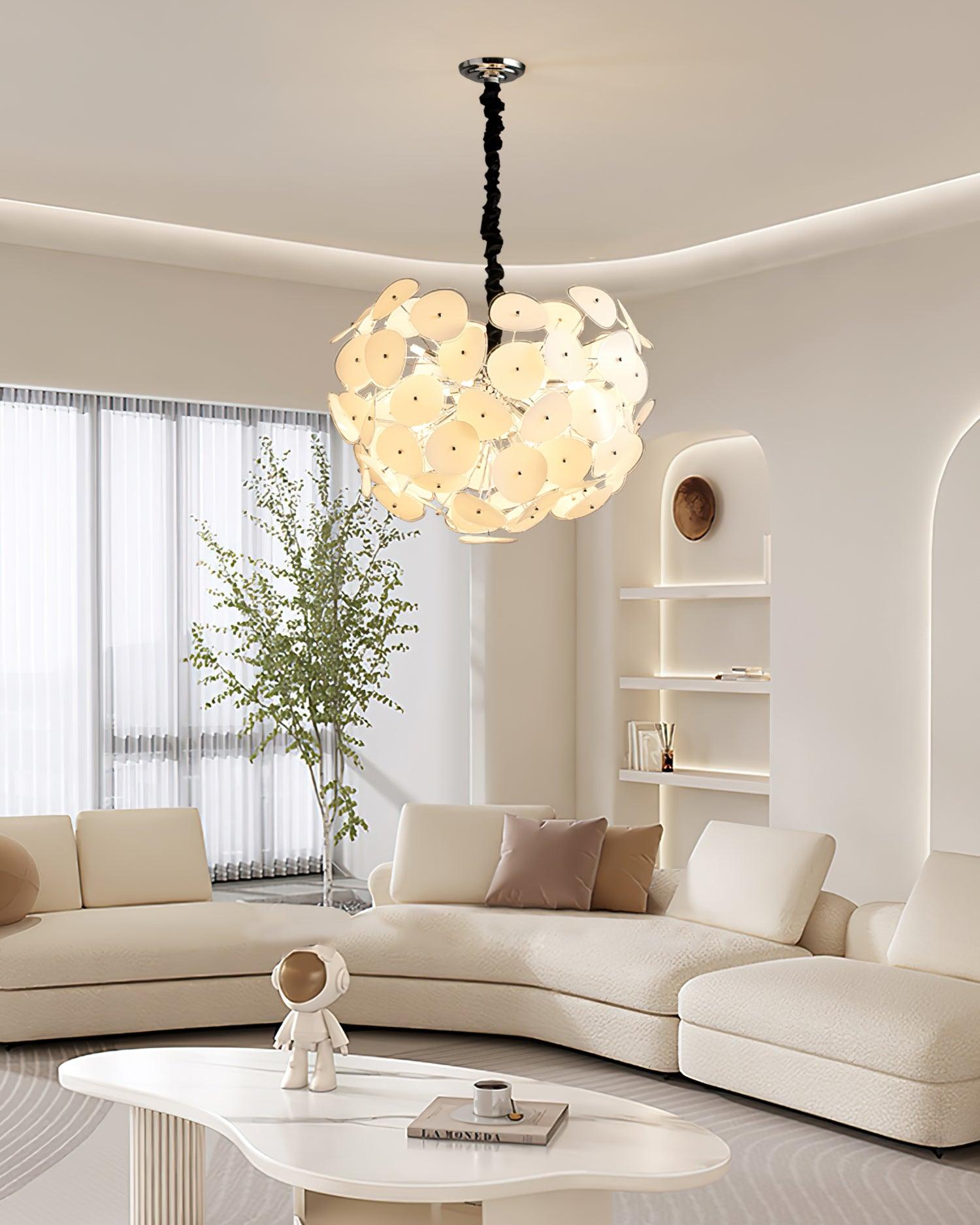Poppy Glass Chandelier - Letslighting
