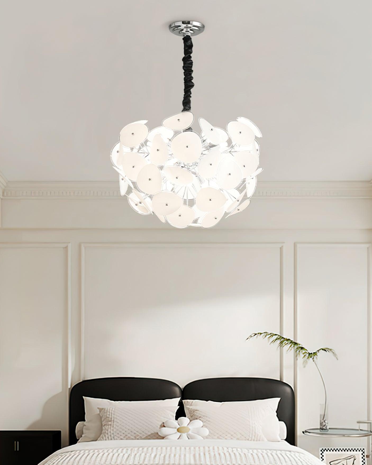 Poppy Glass Chandelier - Letslighting
