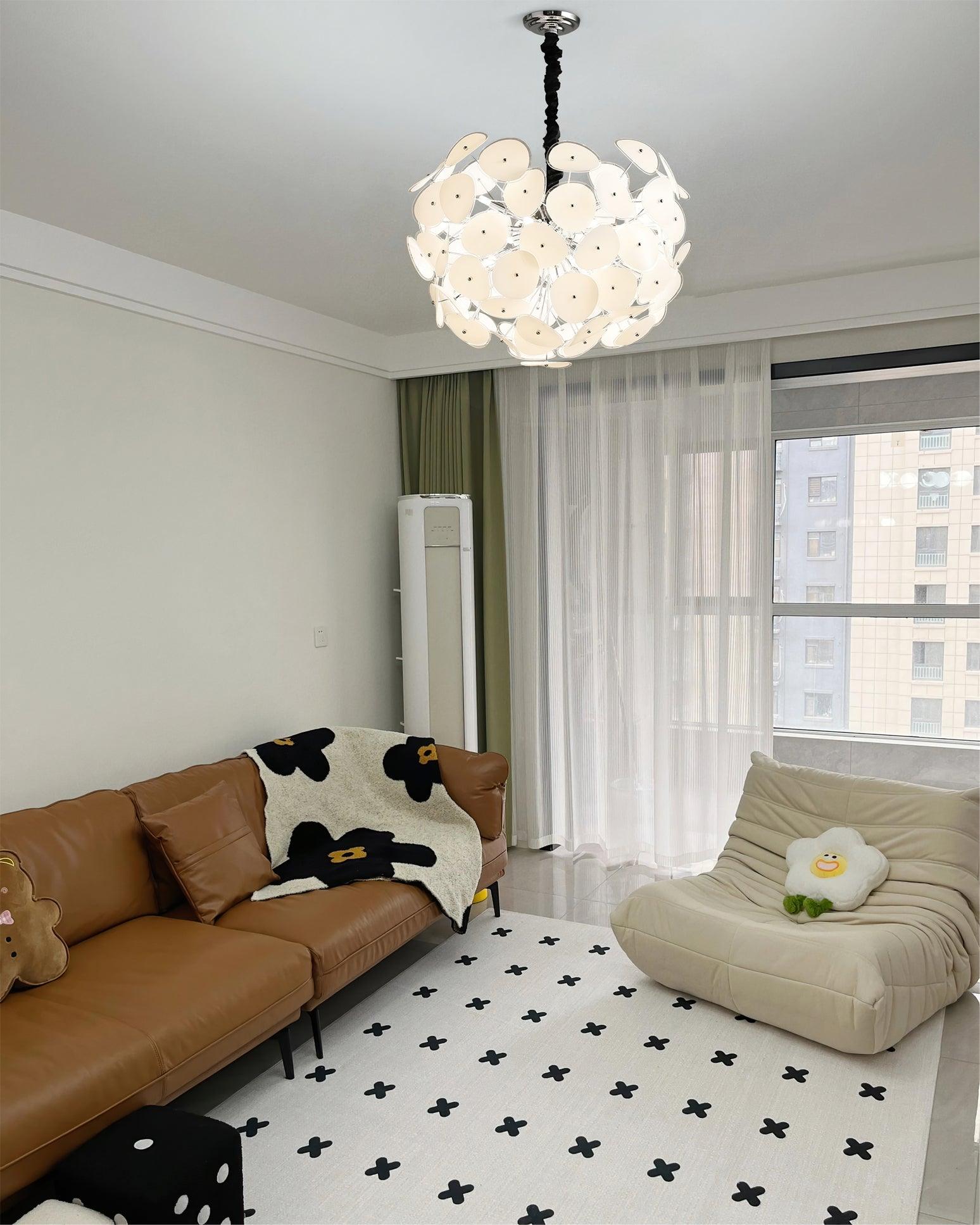 Poppy Glass Chandelier - Letslighting