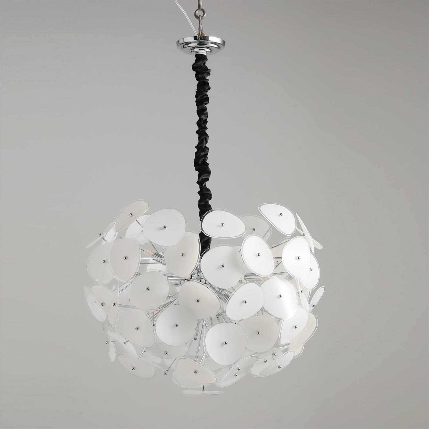 Poppy Glass Chandelier - Letslighting