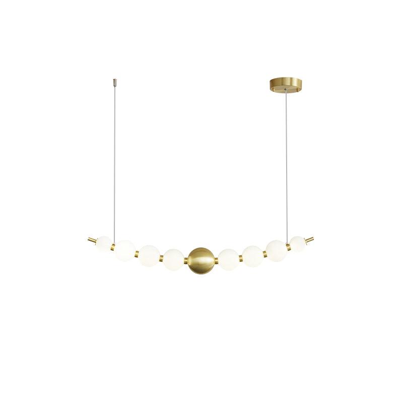 Linea Contemporary Brass Pendant Lamp - Letslighting