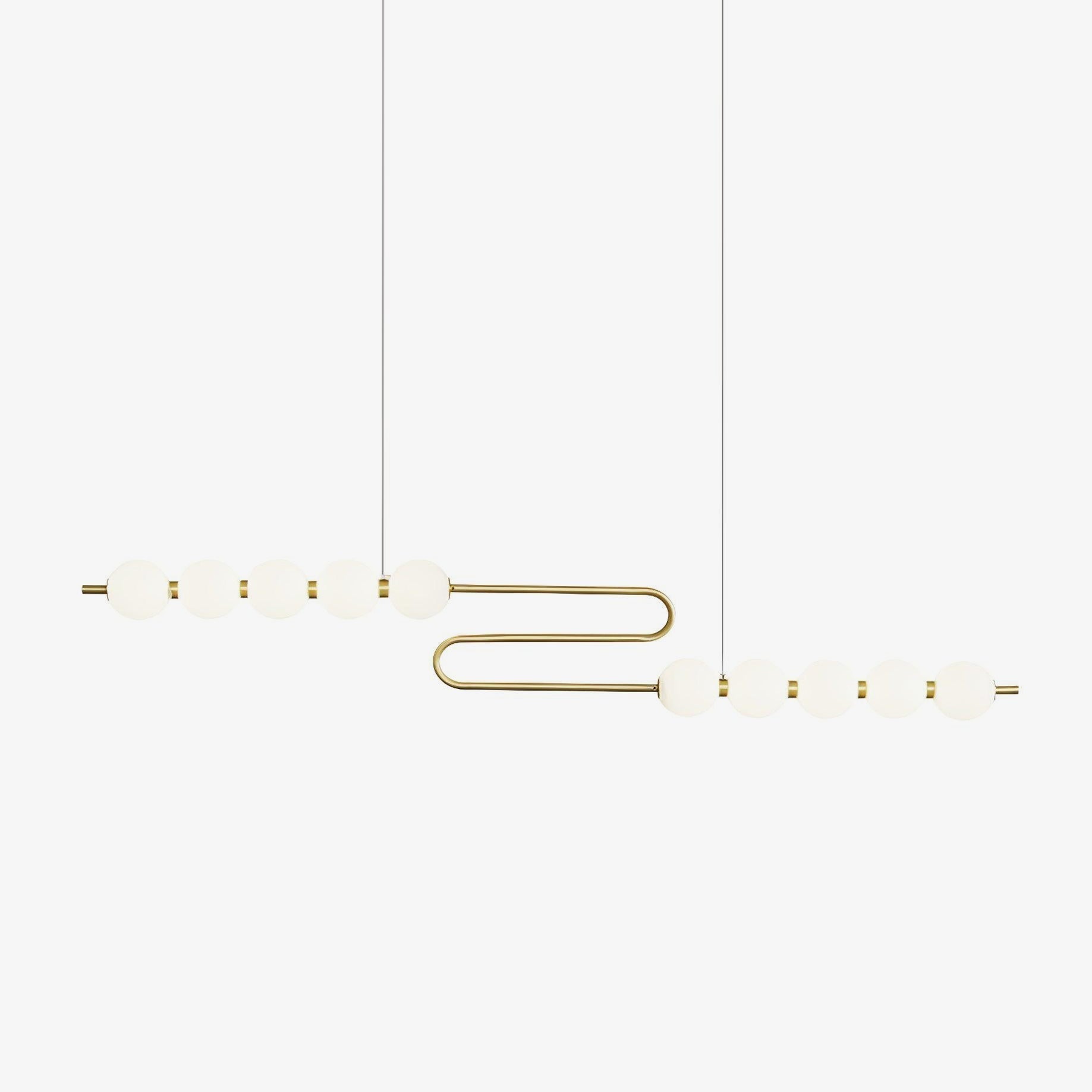 Linea Contemporary Brass Pendant Lamp - Letslighting