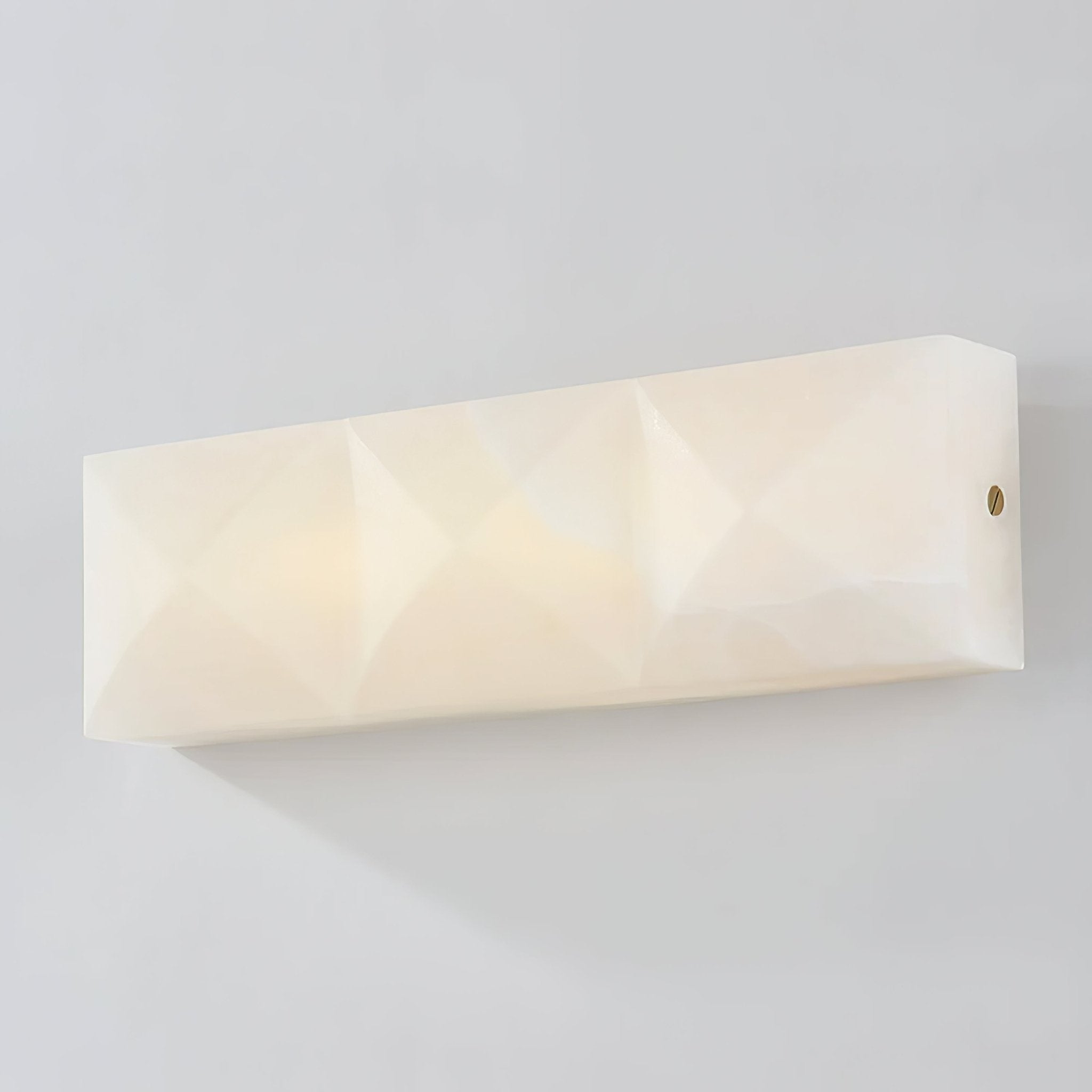 Dione Geometric Alabaster Wall Light - Letslighting
