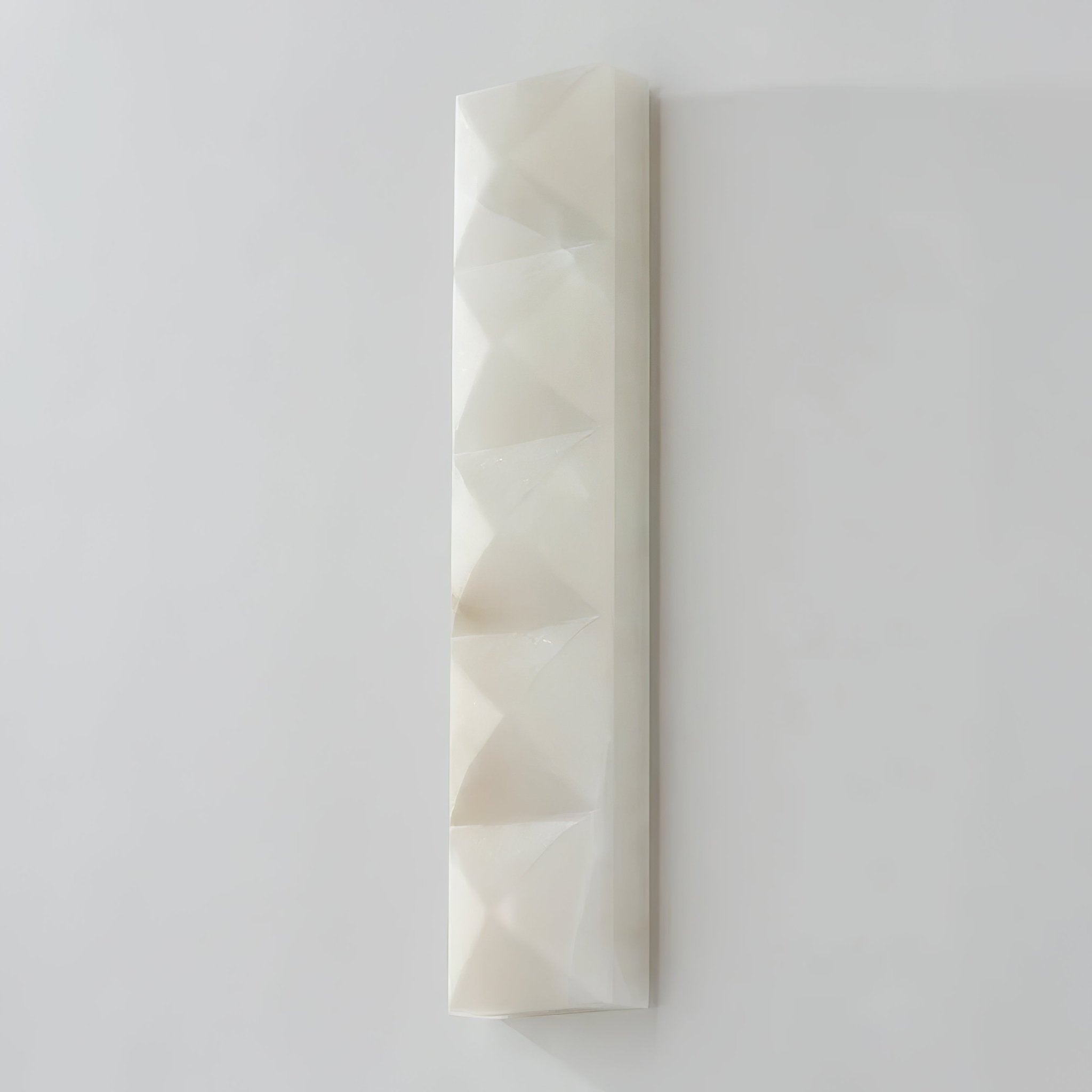 Dione Geometric Alabaster Wall Light - Letslighting