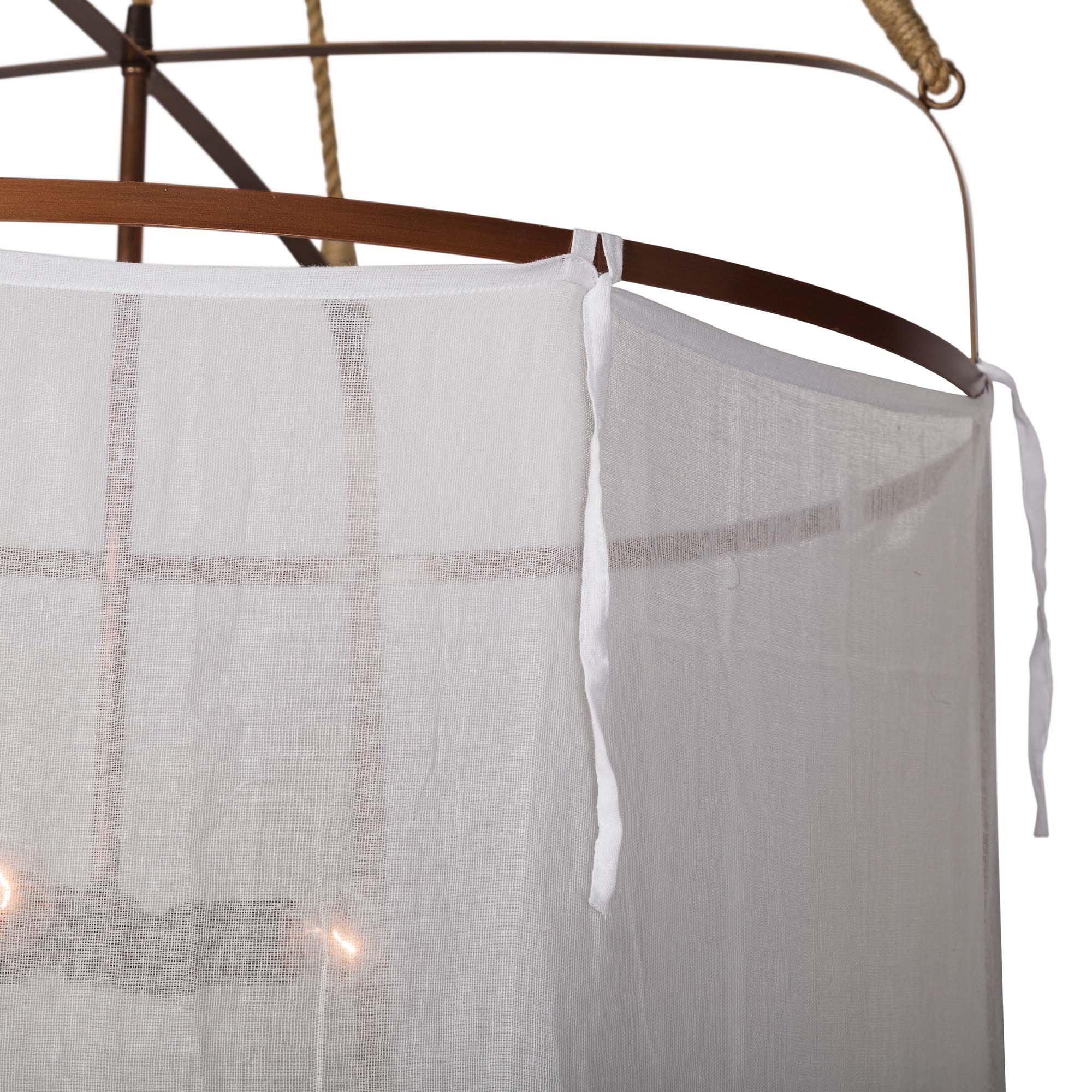 Provence Linen Pendant Light - Letslighting