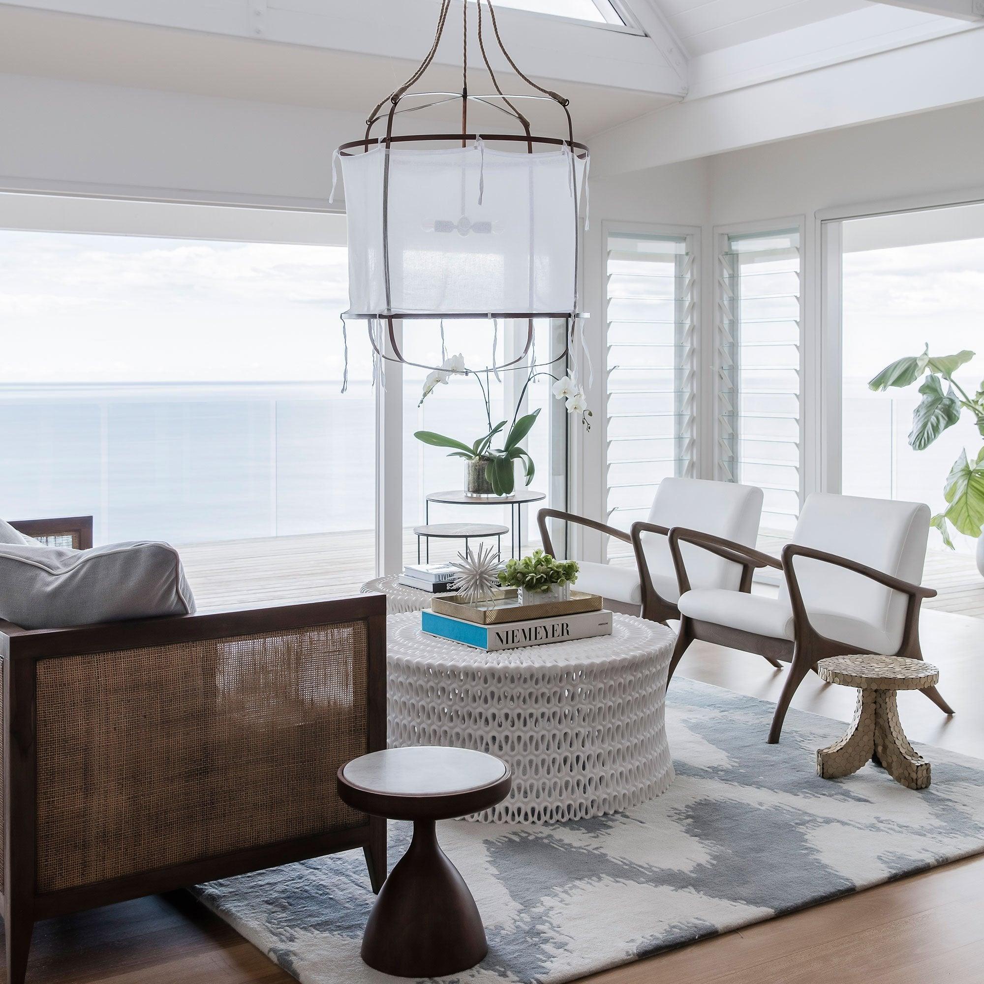 Provence Linen Pendant Light - Letslighting
