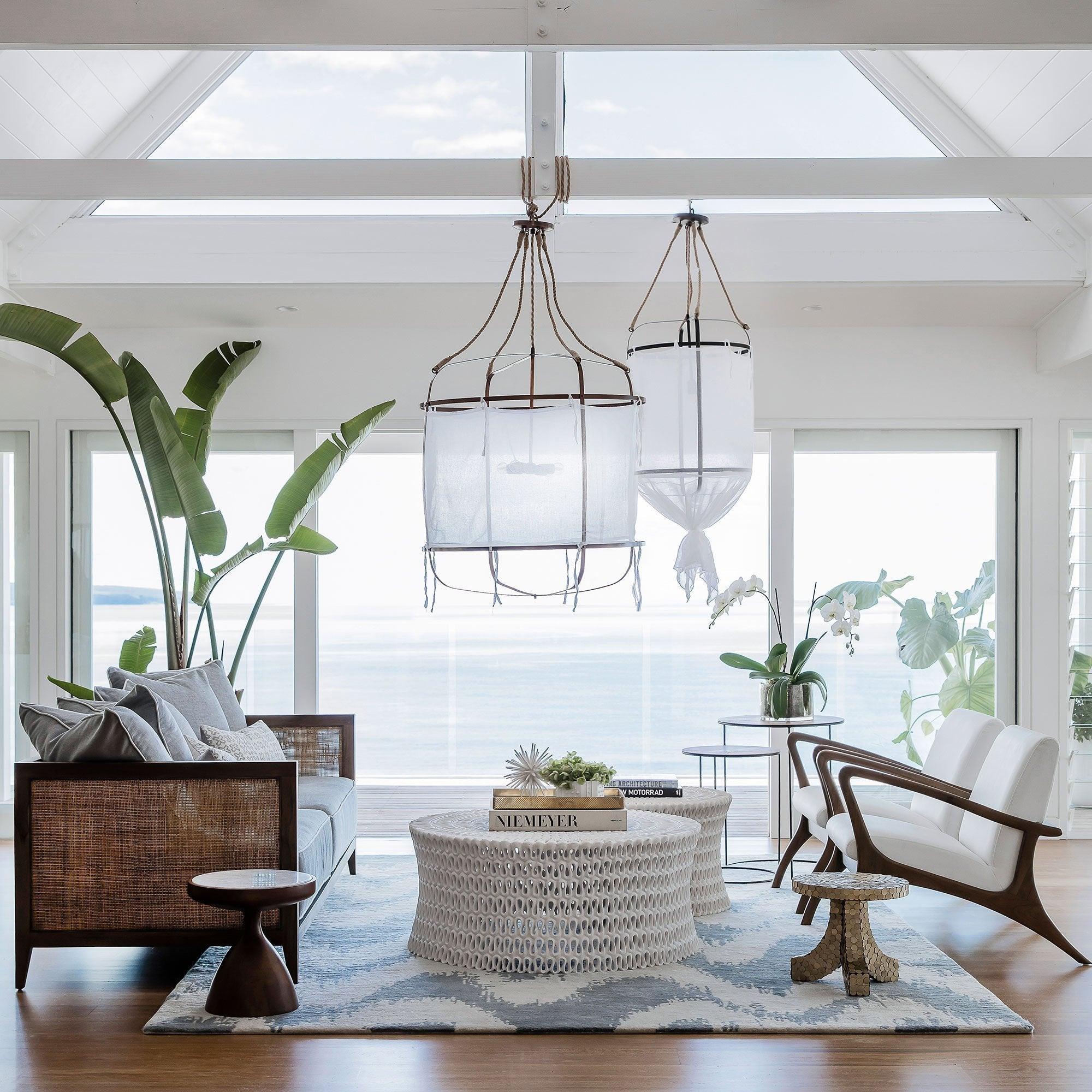 Provence Linen Pendant Light - Letslighting