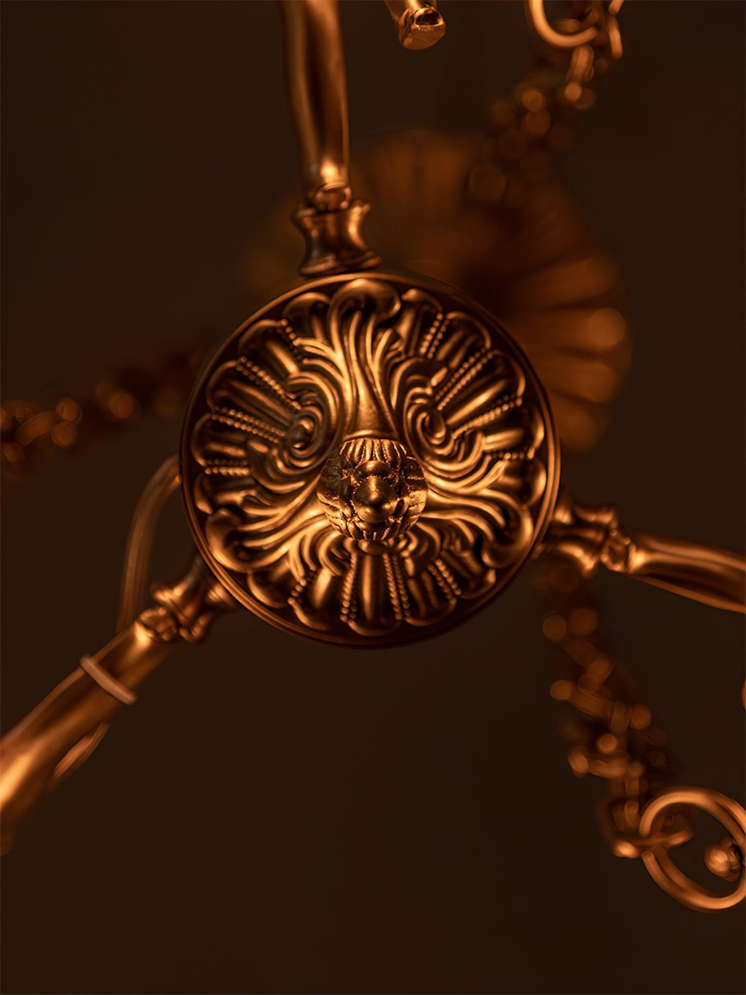 Putti Statuettes Brass Suspension - Letslighting