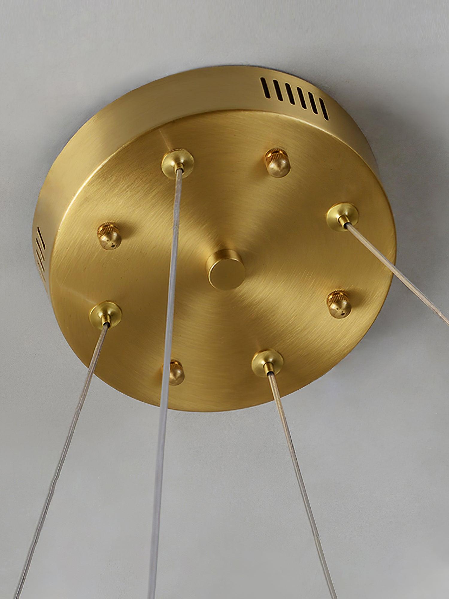 Symiria Luxury Alabaster Ring Pendant Light - Letslighting