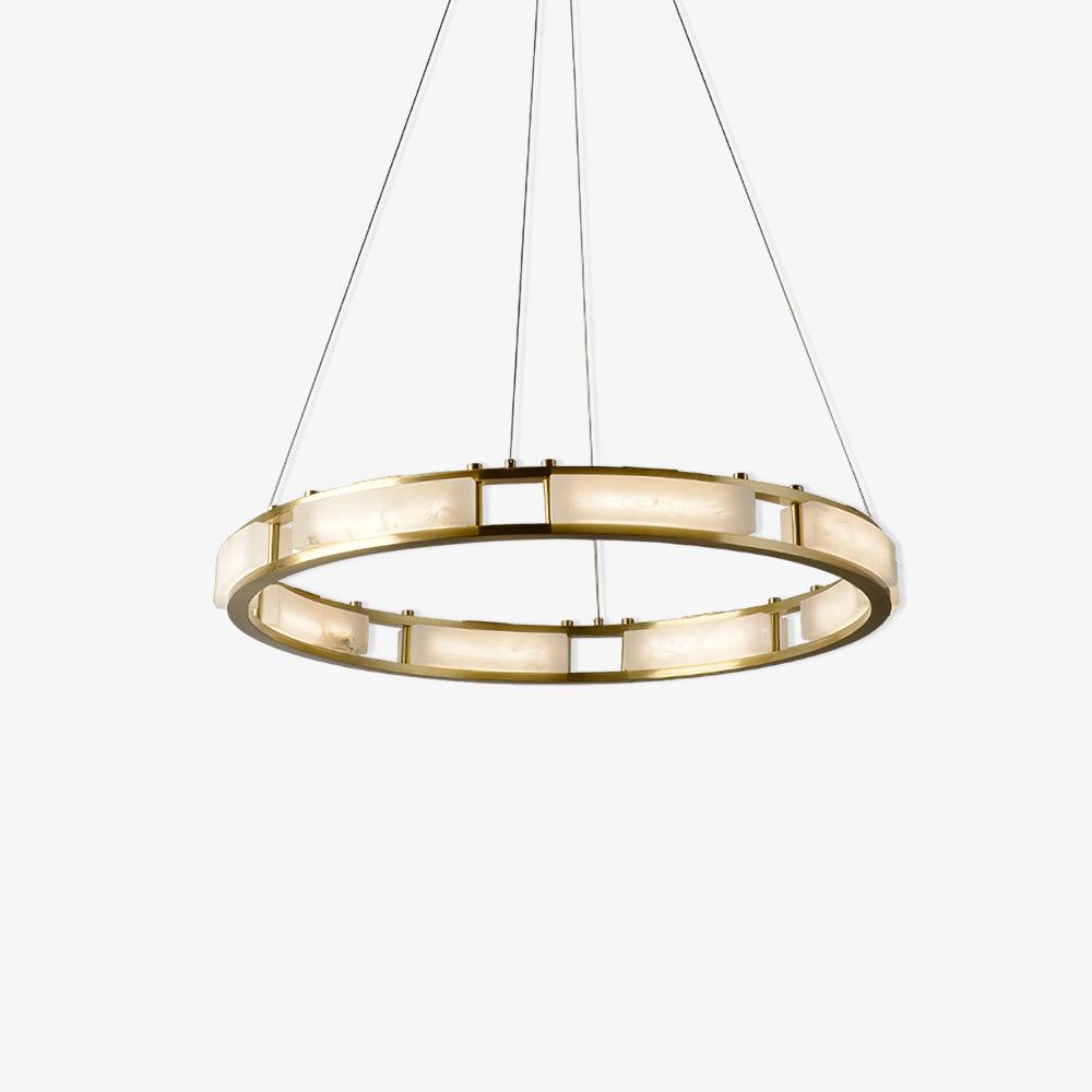 Symiria Luxury Alabaster Ring Pendant Light - Letslighting