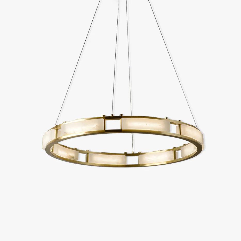 Symiria Luxury Alabaster Ring Pendant Light - Letslighting