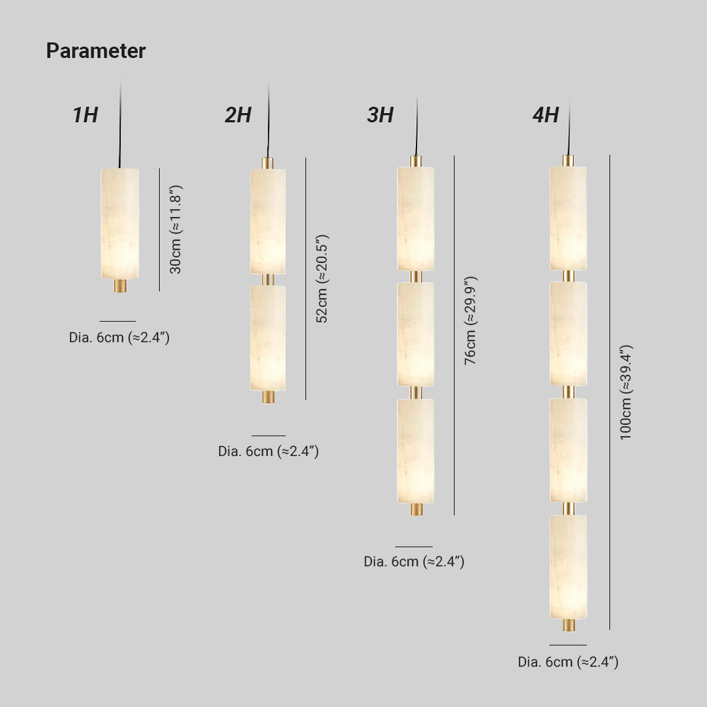 Zovarion Lámpara Colgante Alabastro Minimalista Racimo