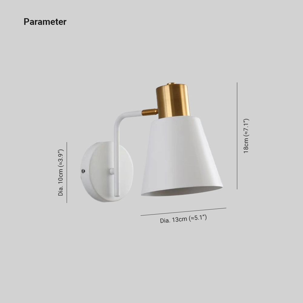 Arisha Industrial LED Metal Interior Aplique Estudio