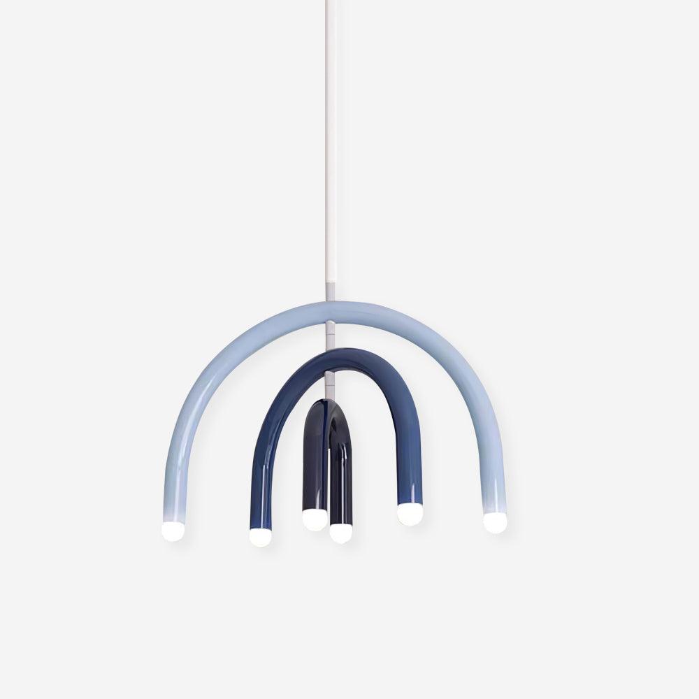 Pendant Lamp Rainbow Modern Metal Arc for Living and Dining Room - Letslighting