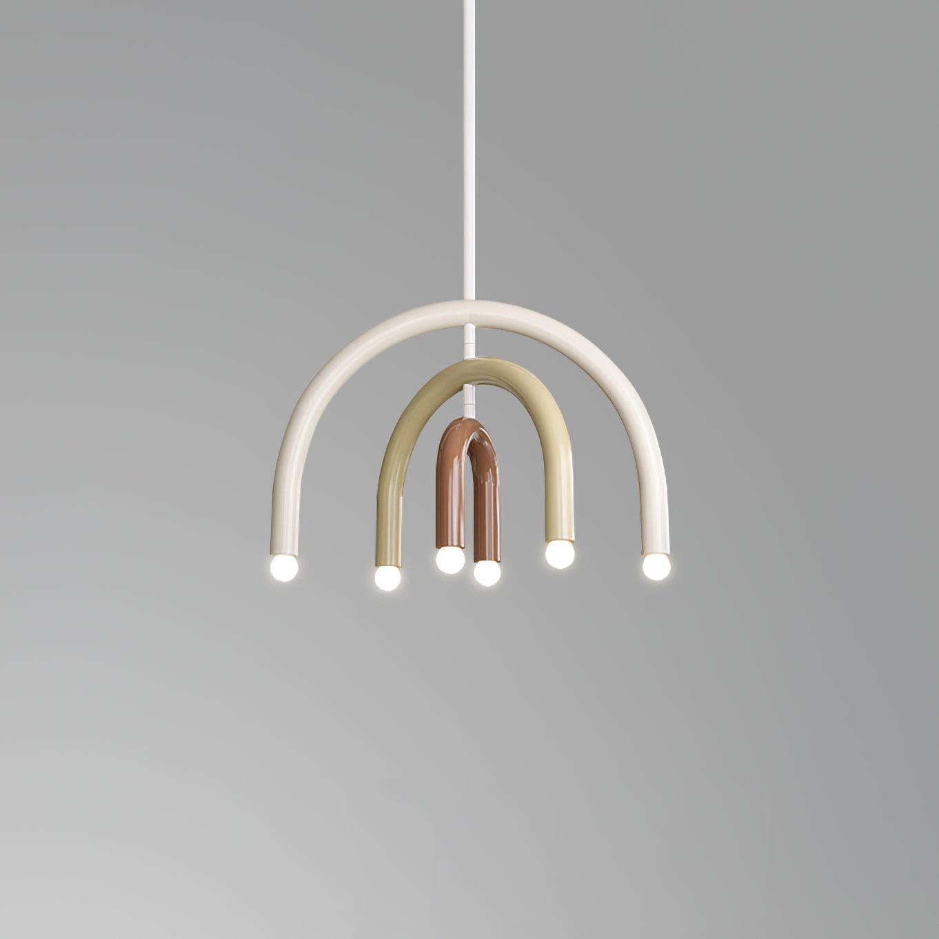 Pendant Lamp Rainbow Modern Metal Arc for Living and Dining Room - Letslighting