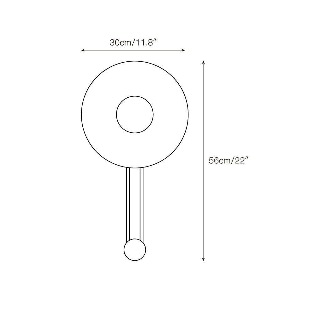 Rambla Modern Minimalist Marble Wall Lamp - Lamp Copper