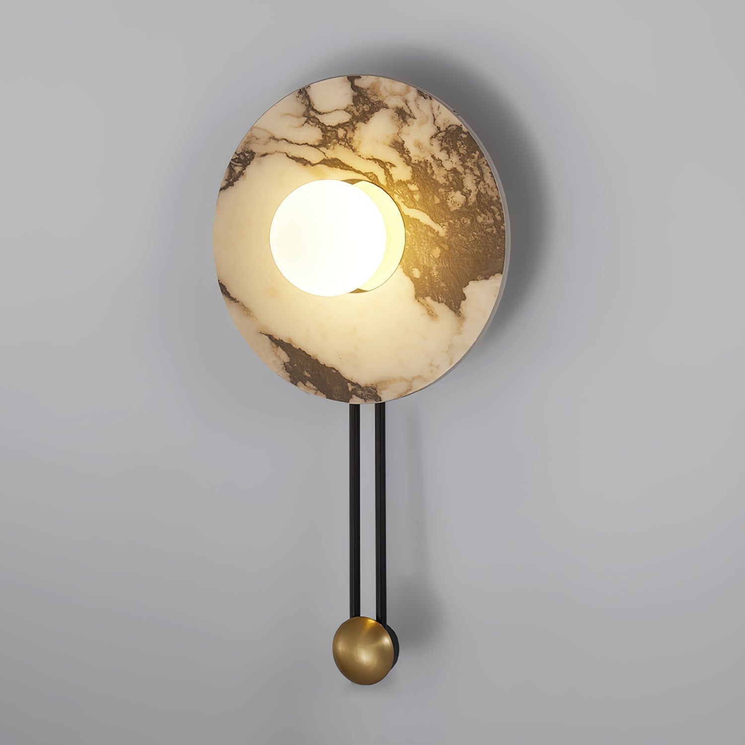 Rambla Modern Minimalist Marble Wall Lamp - Lamp Copper
