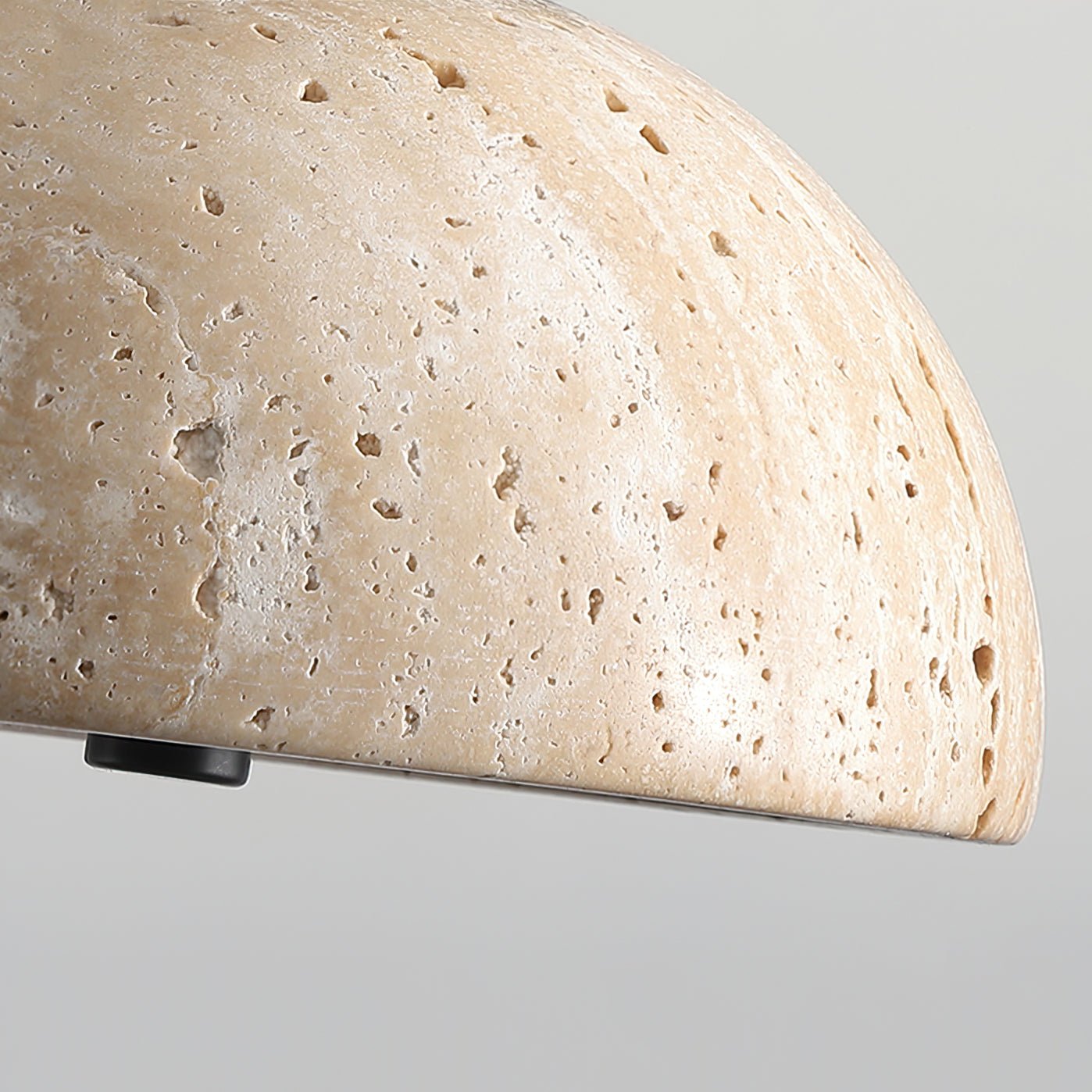 Tersus Travertine Hourglass Pendant Light Double-dome - Letslighting