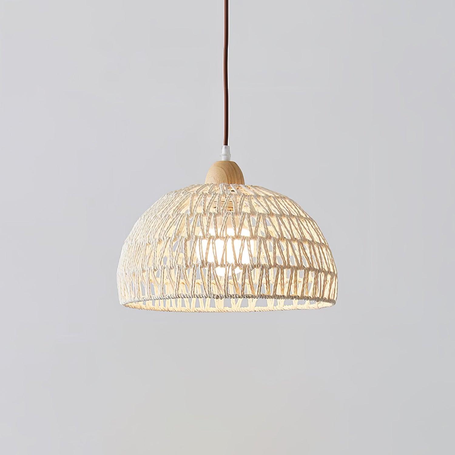 Rattan Arch Pendant Lamp - Letslighting