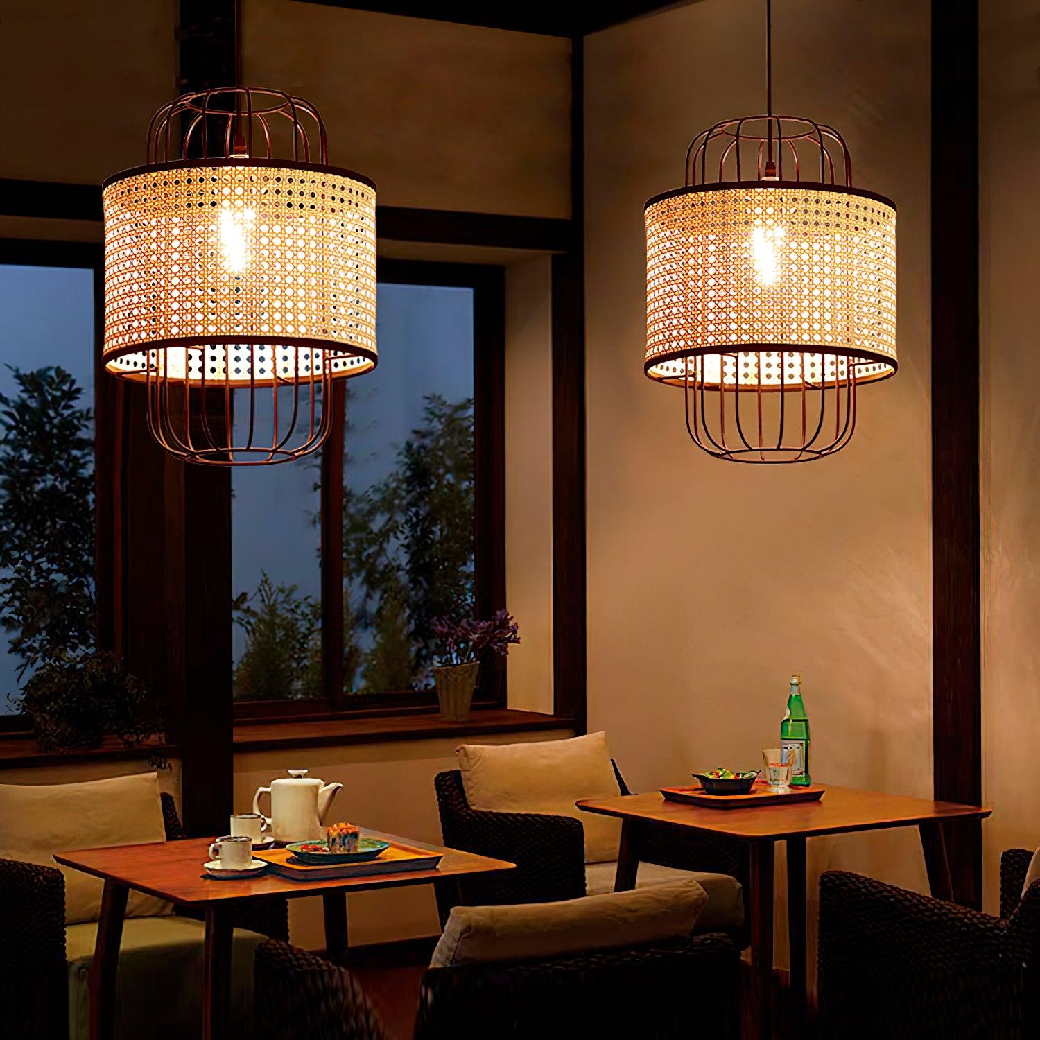 Rattan Aru Pendant Lamp - Letslighting