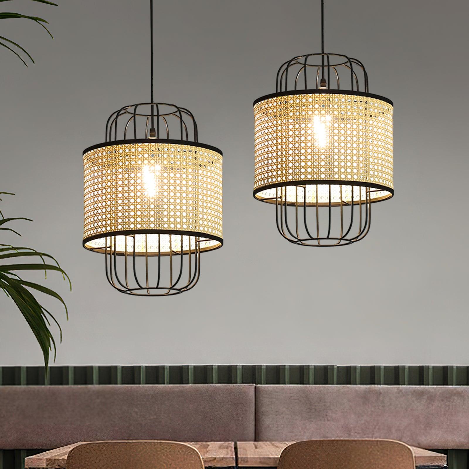 Rattan Aru Pendant Lamp - Letslighting