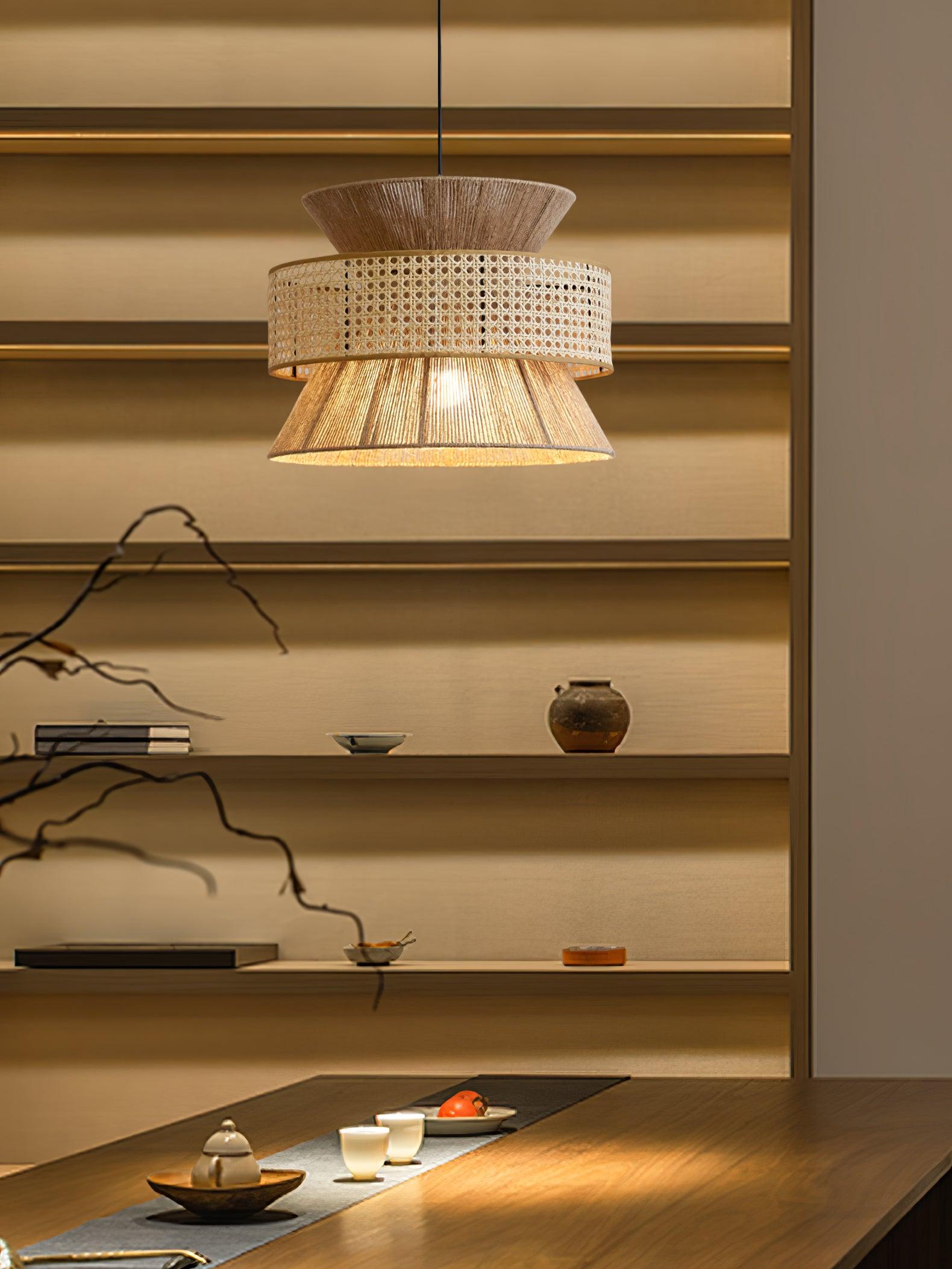 Aria Bohemian Bamboo Pendant Lamp - Letslighting