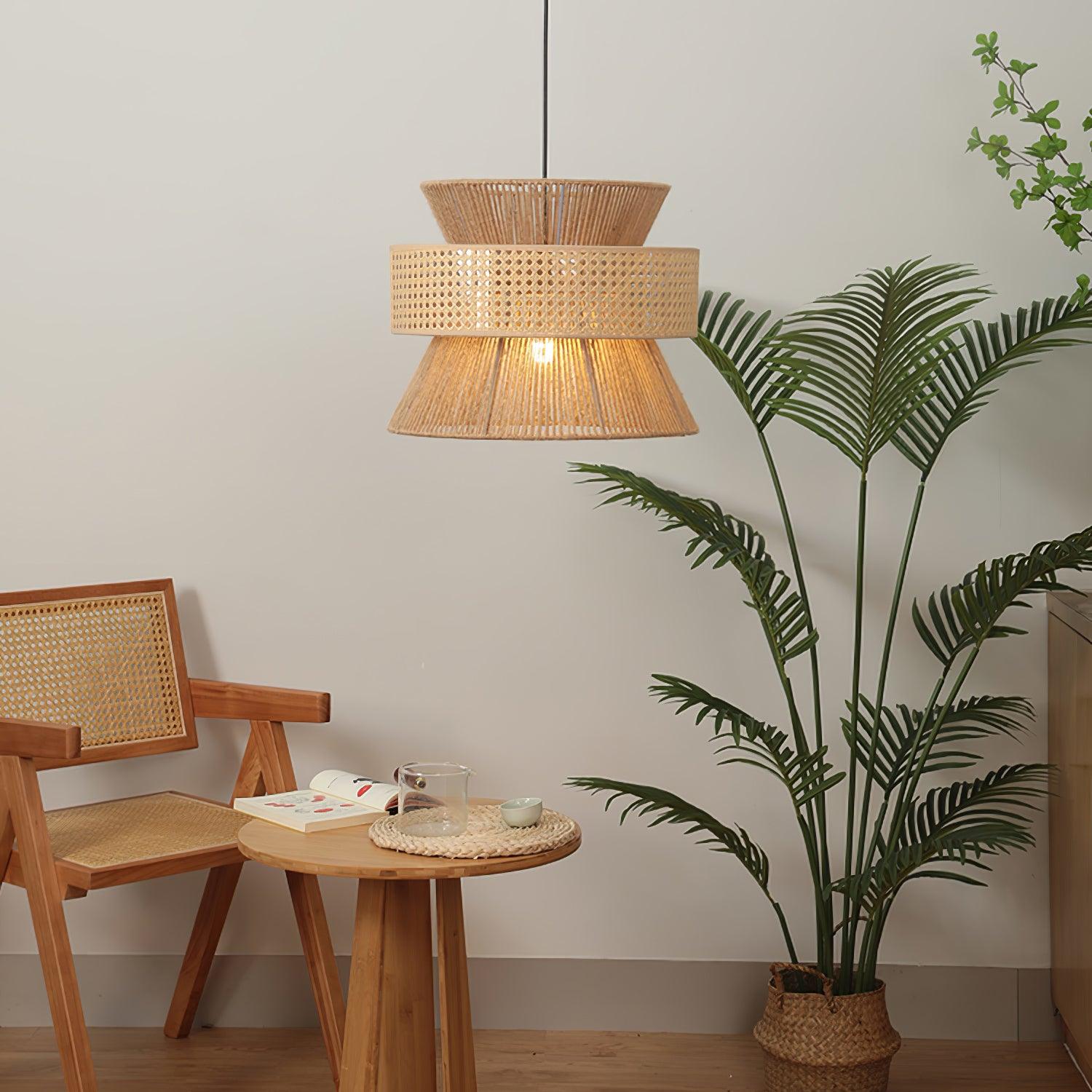 Aria Bohemian Bamboo Pendant Lamp - Letslighting
