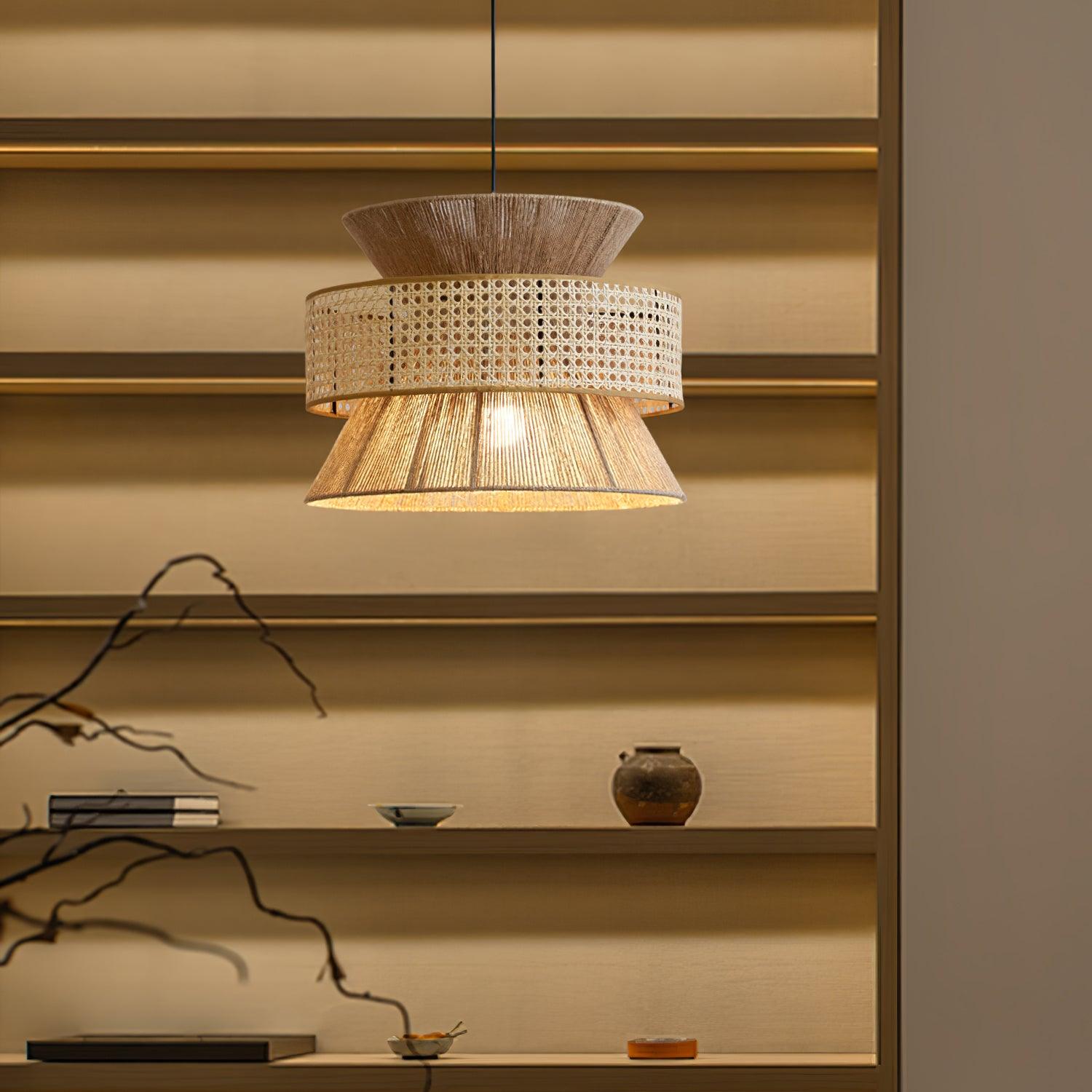 Aria Bohemian Bamboo Pendant Lamp - Letslighting