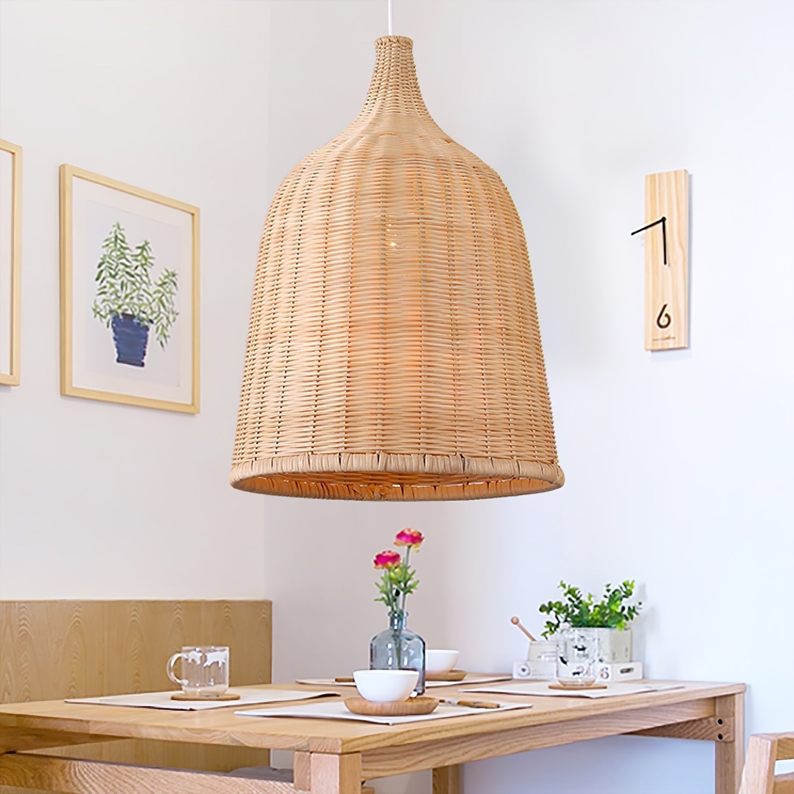 Rattan Pandent Light - Letslighting