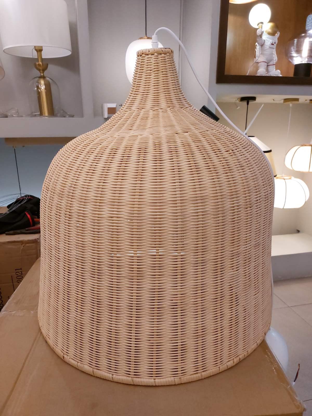 Rattan Pandent Light - Letslighting