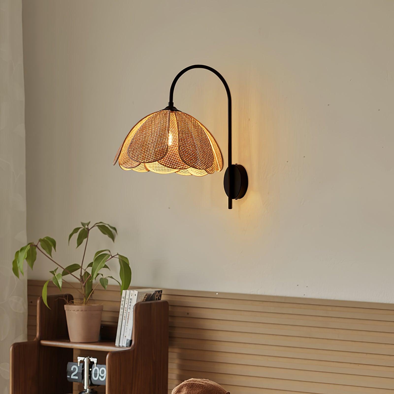 Rattan Petal Wall Lamp - Letslighting