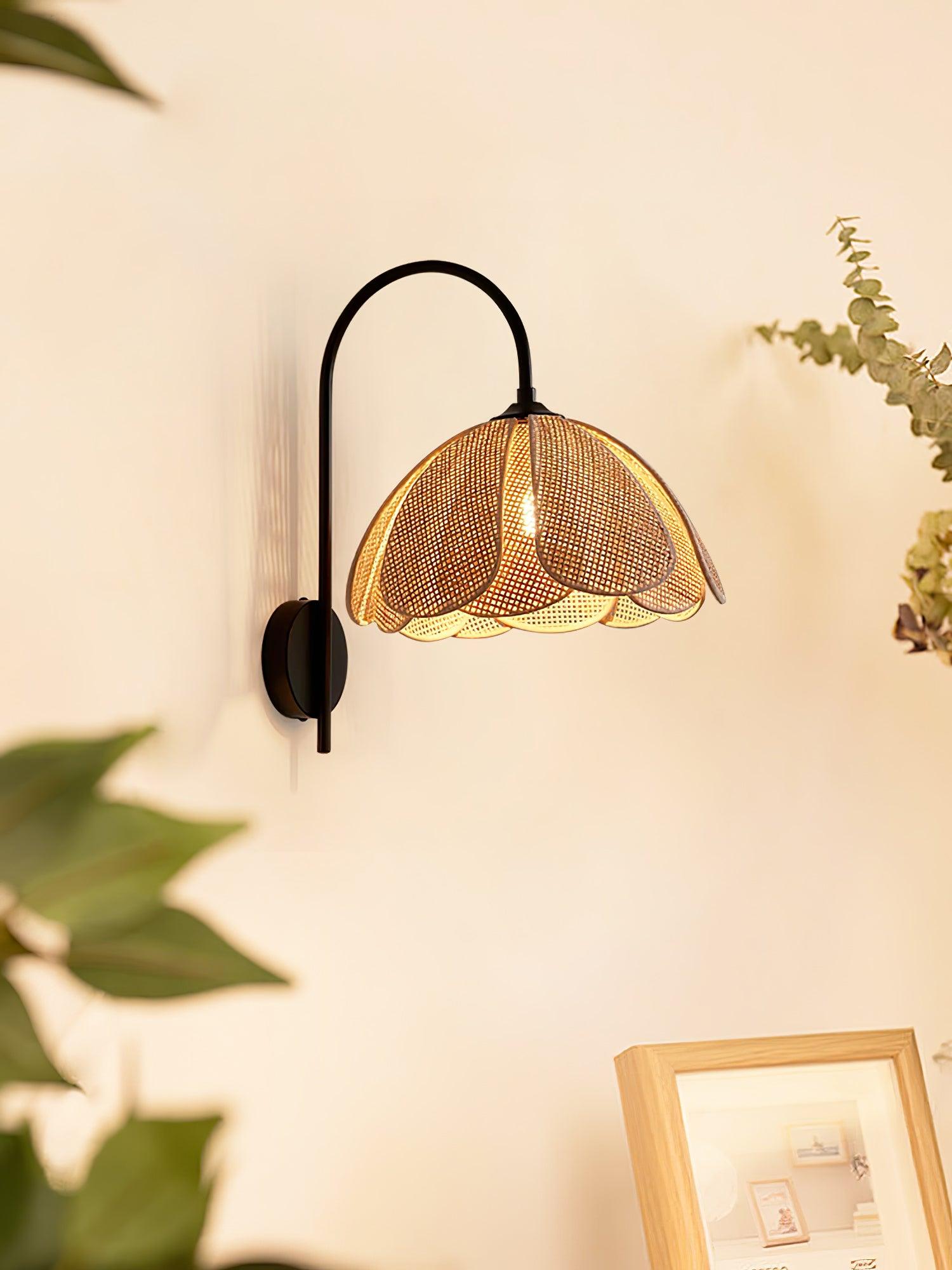 Rattan Petal Wall Lamp - Letslighting