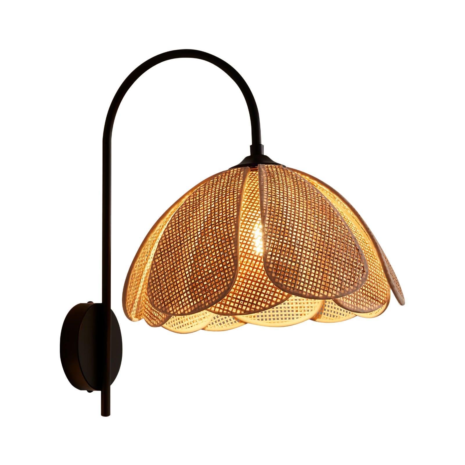 Rattan Petal Wall Lamp - Letslighting