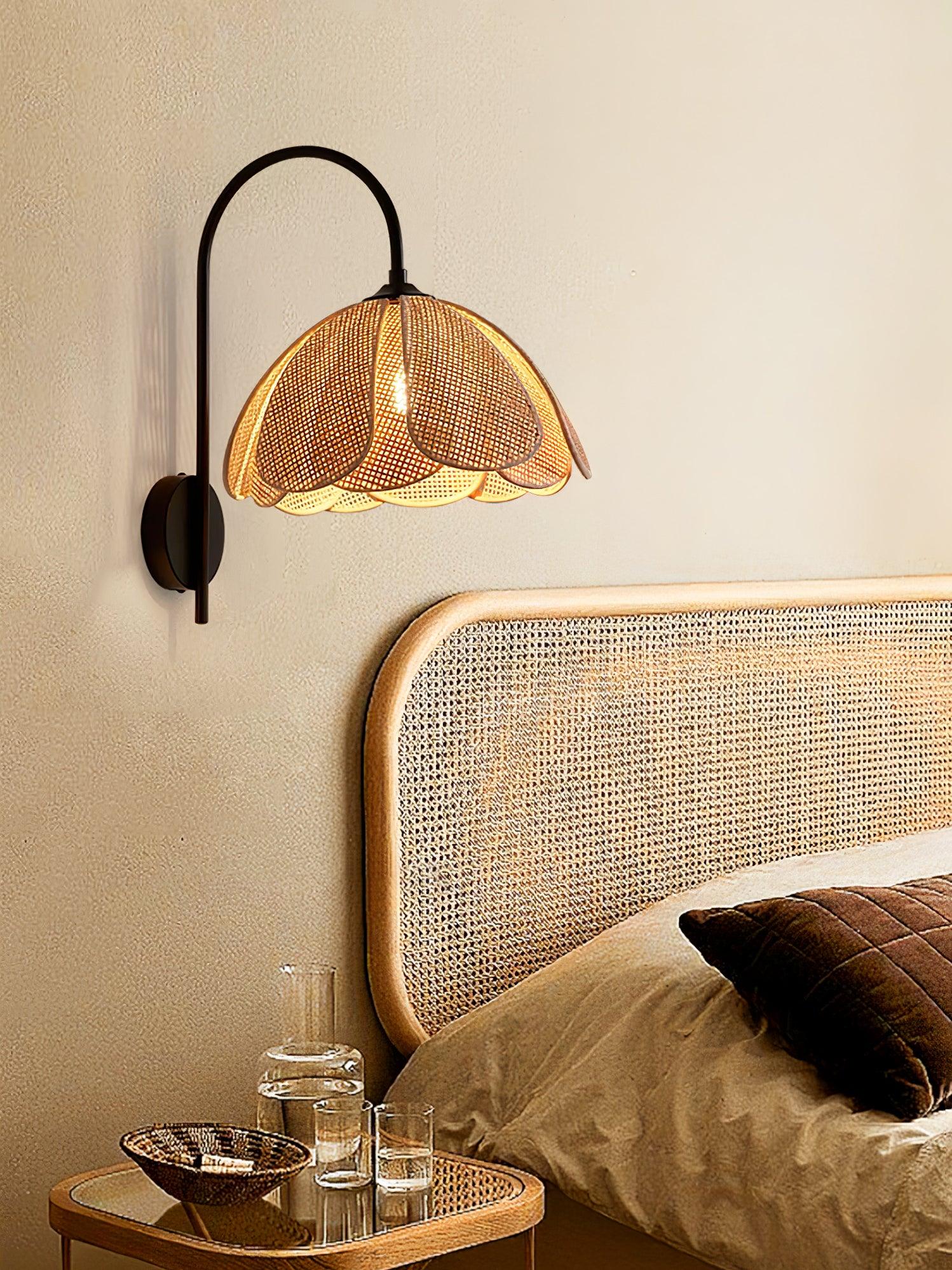 Rattan Petal Wall Lamp - Letslighting