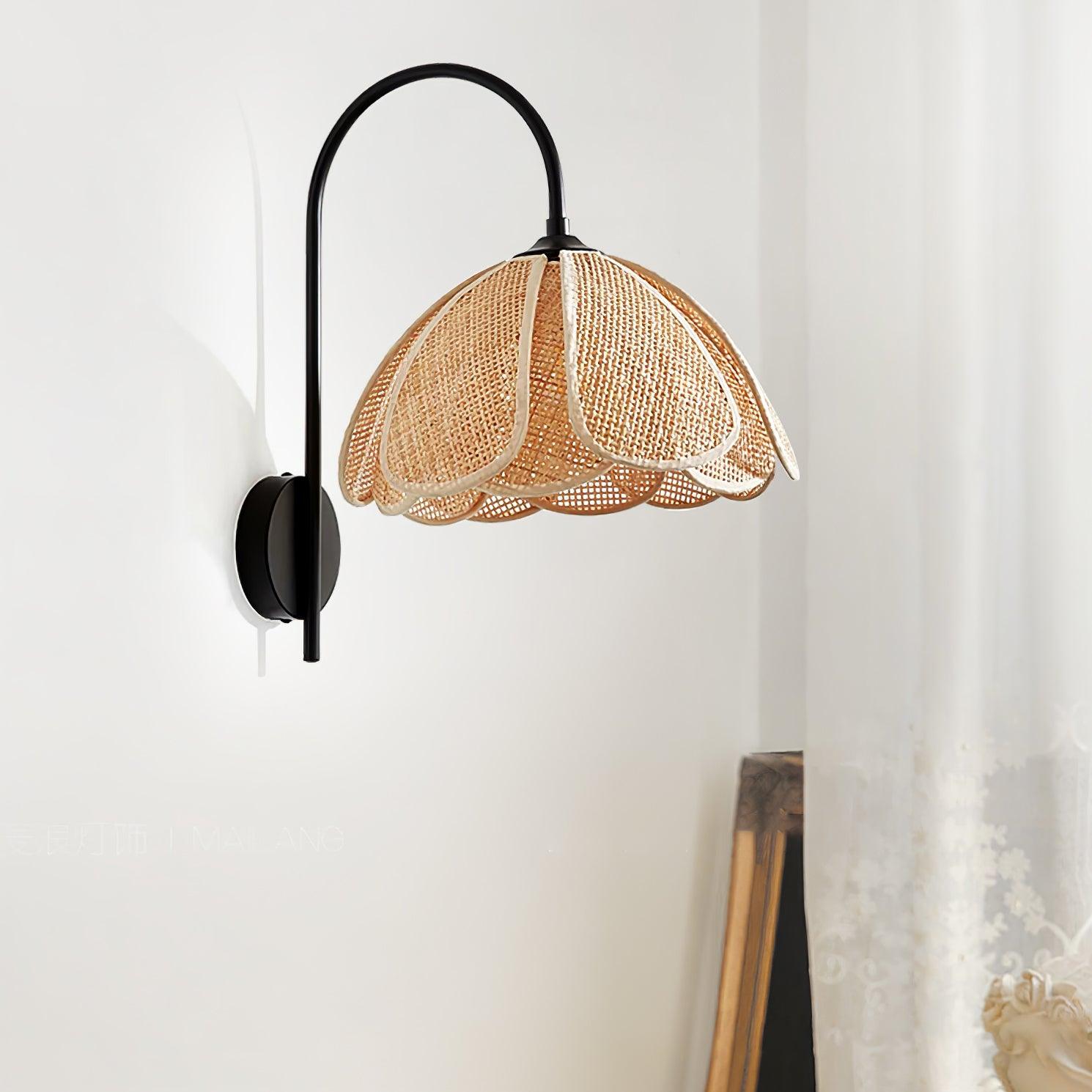 Rattan Petal Wall Lamp - Letslighting