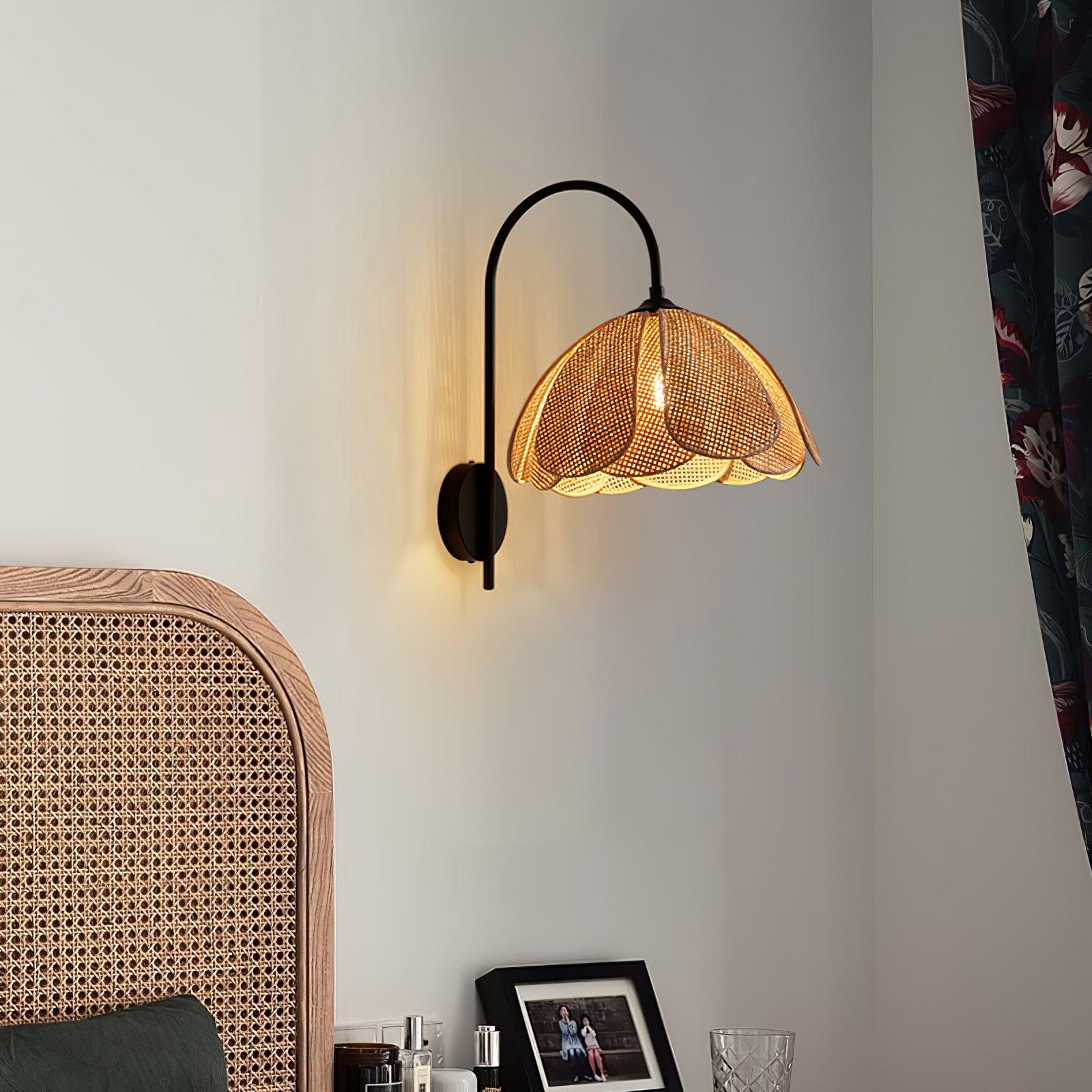 Rattan Petal Wall Lamp - Letslighting