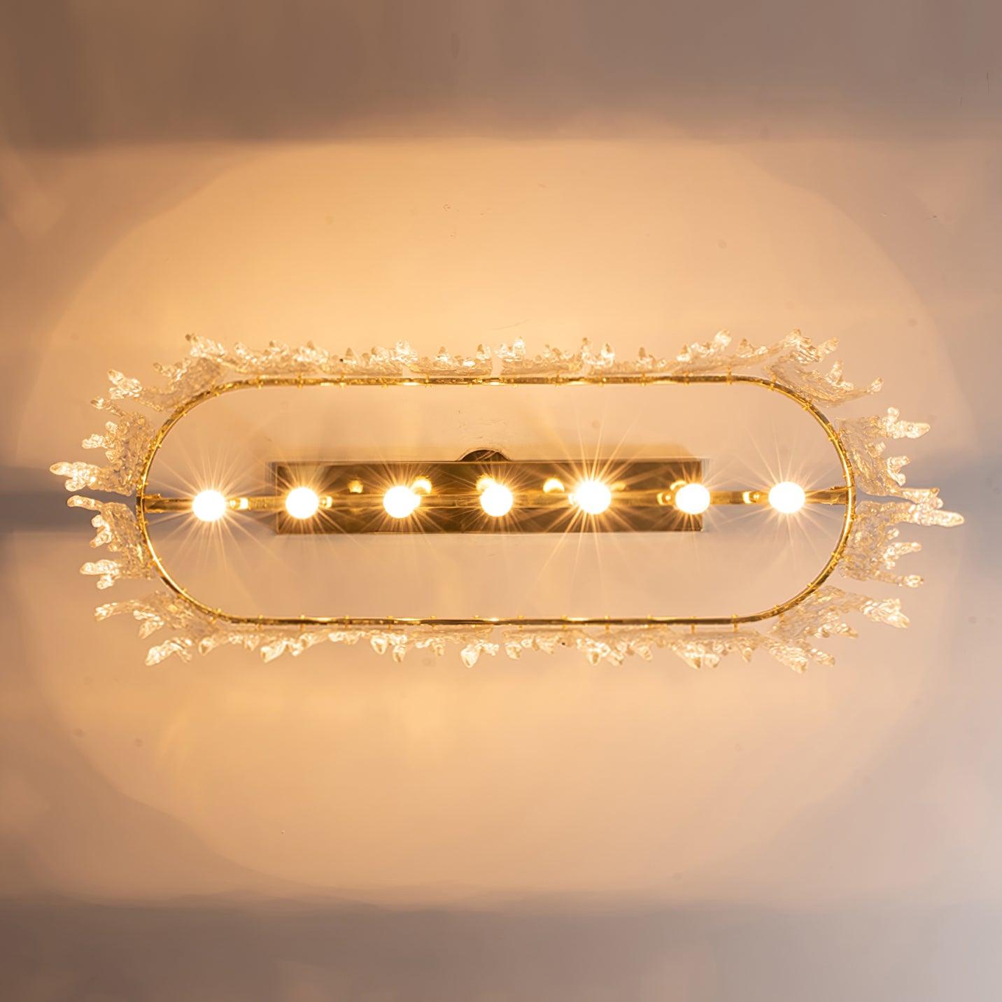Cathaa Postmodern Luxury Rectangular Icicle Glass Crystal Chandelier - Letslighting