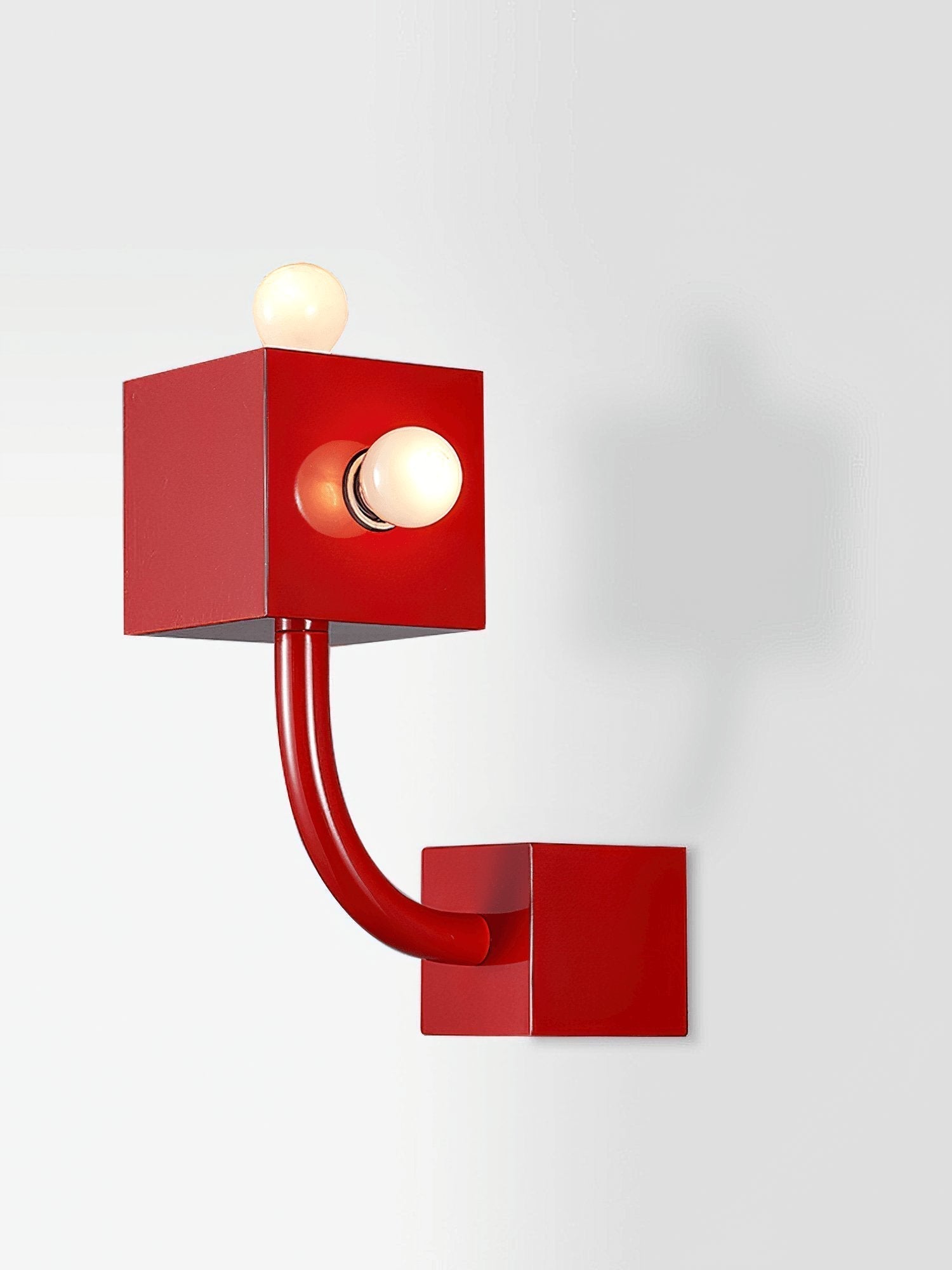Red Cube Wall Lamp - Letslighting