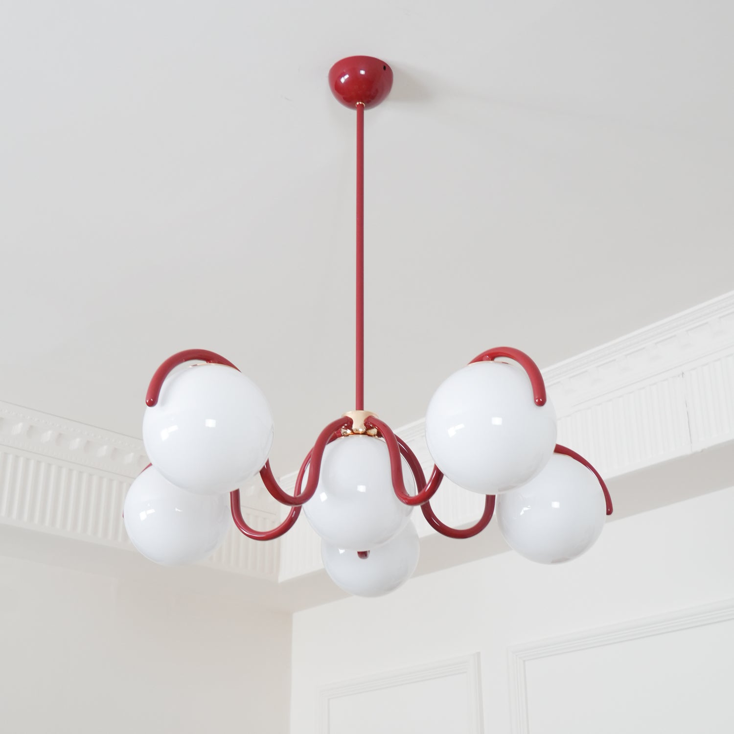 Aria Lámpara de Araña Lineal Curva