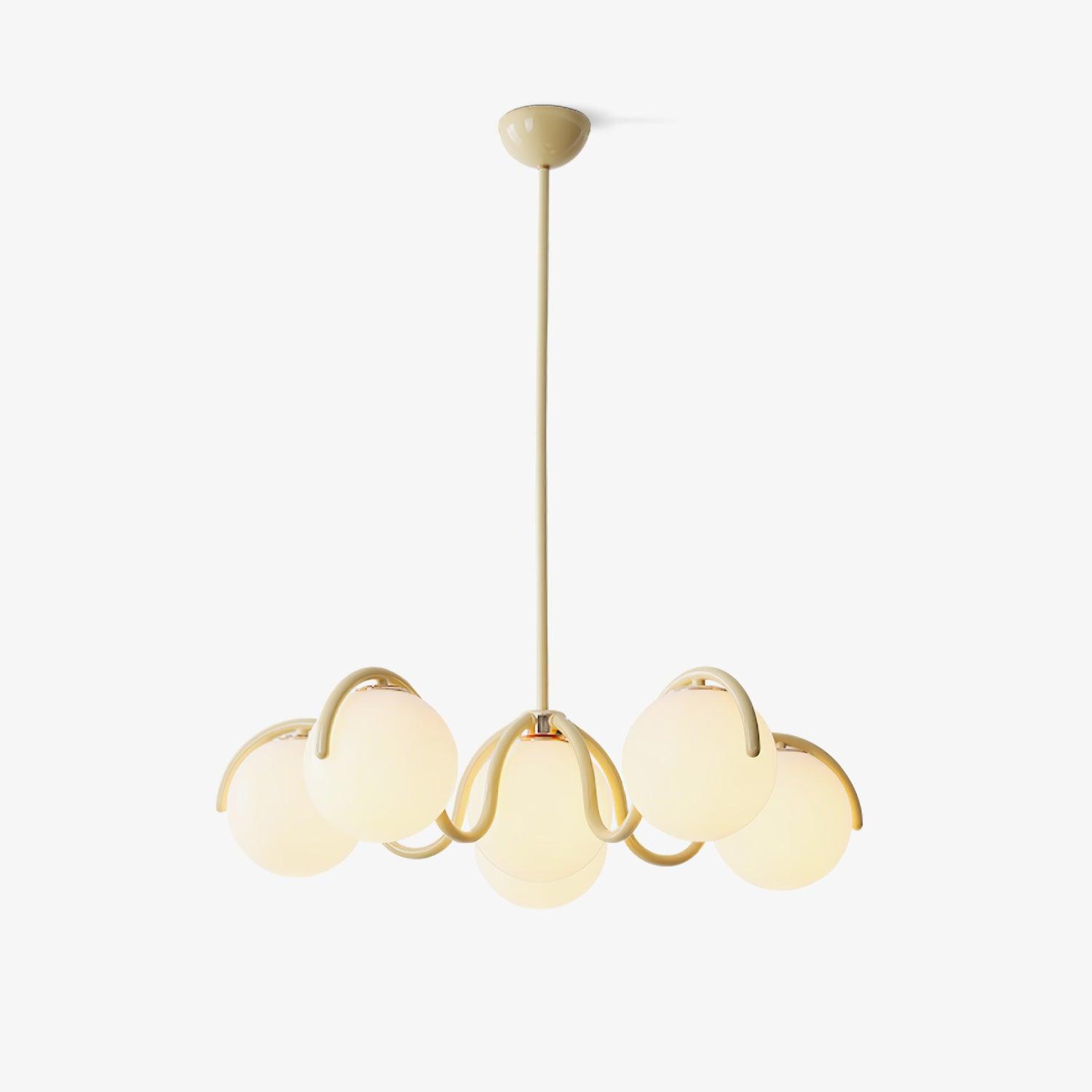 Aria Lámpara de Araña Lineal Curva