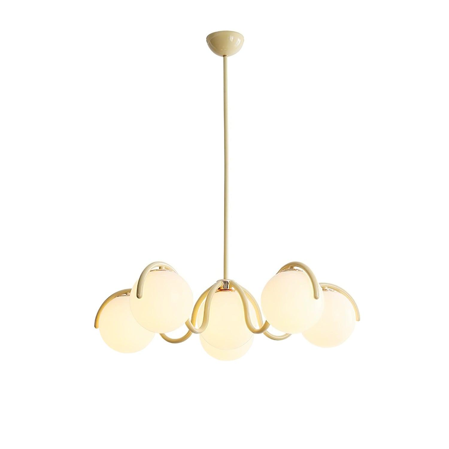 Aria Lámpara de Araña Lineal Curva