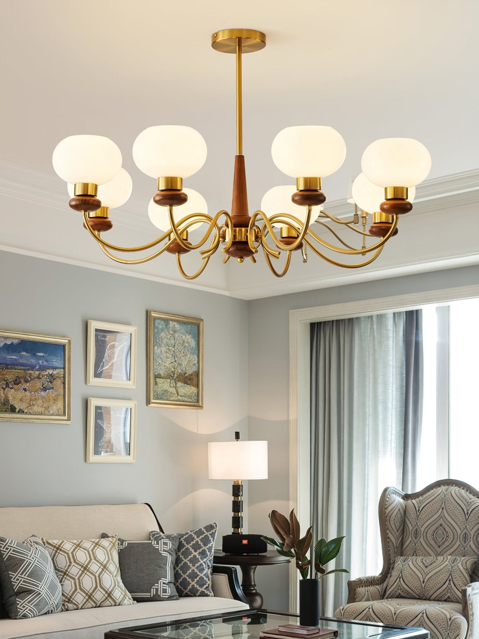 Regency Globe Chandelier - Letslighting