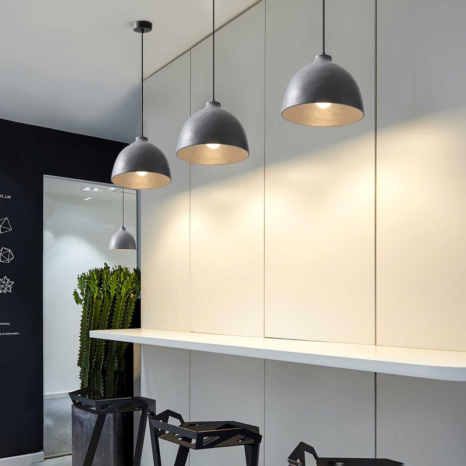 Resin Bowl Pendant Lamp - Letslighting