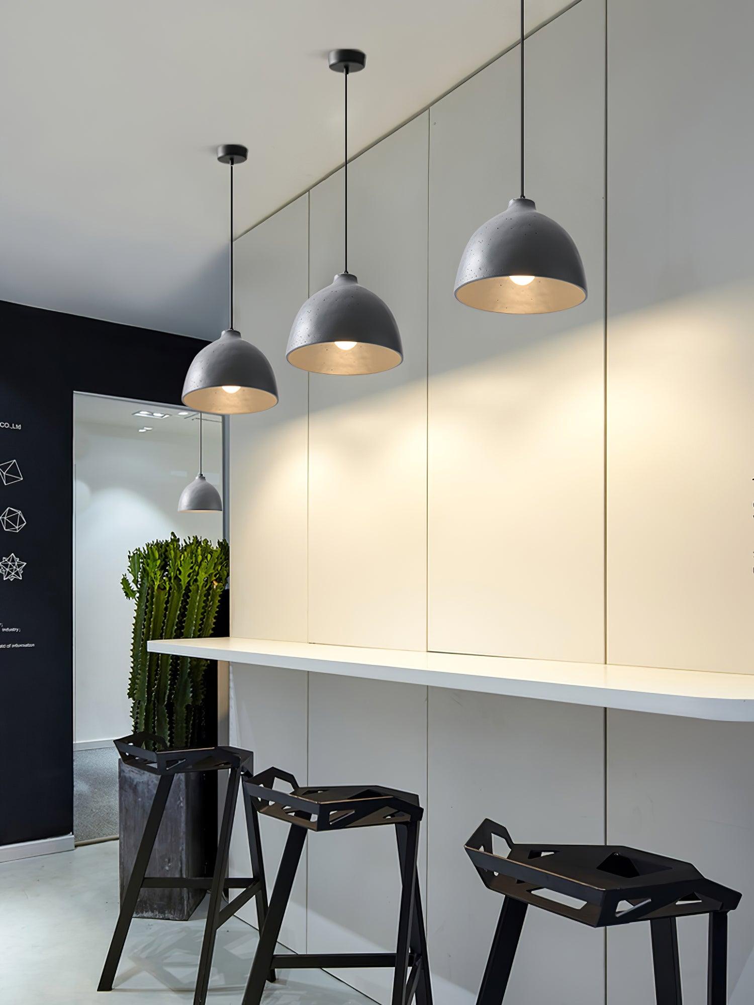 Resin Bowl Pendant Lamp - Letslighting