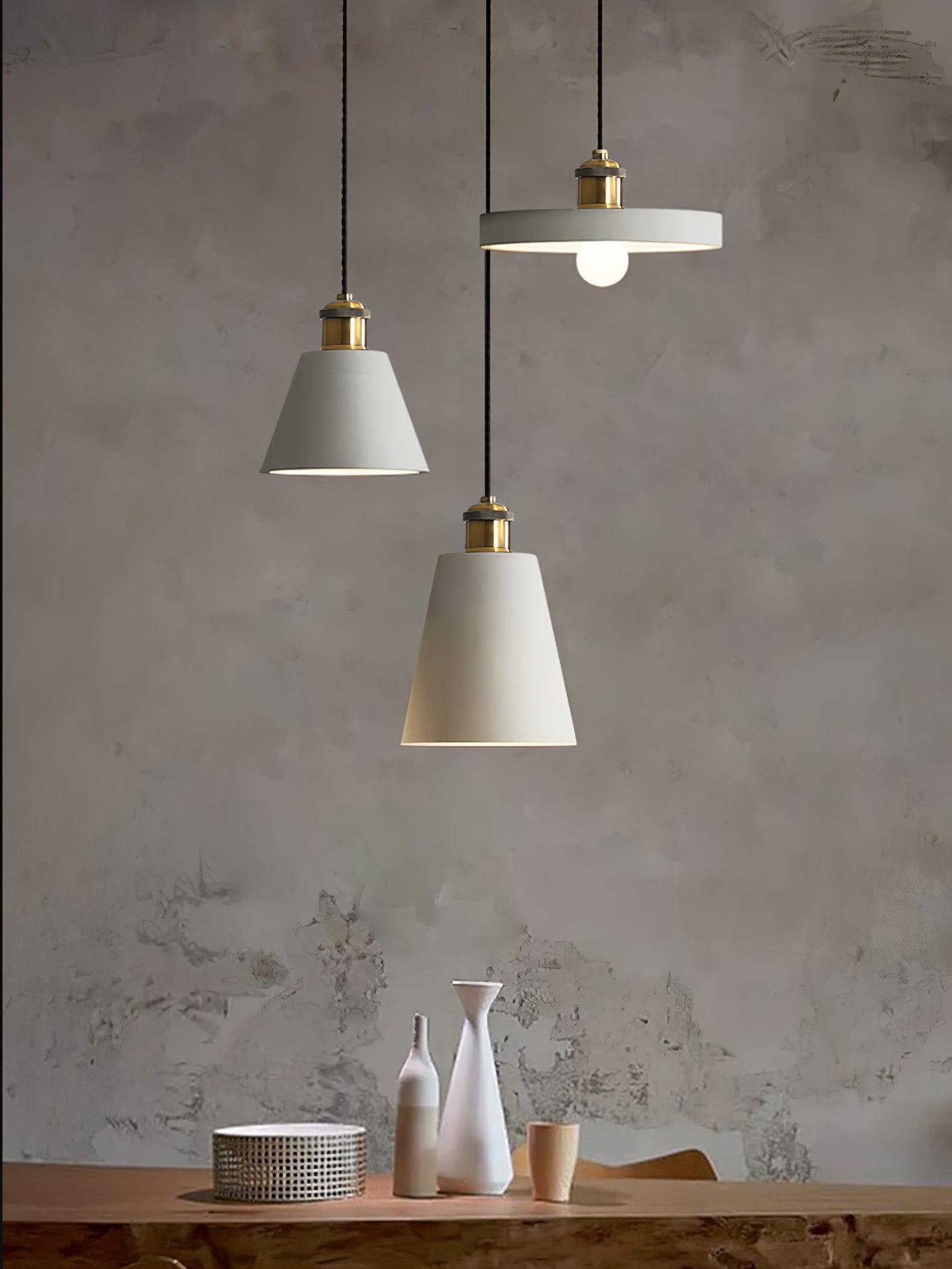 Resin Geometric Pendant Lamp - Letslighting