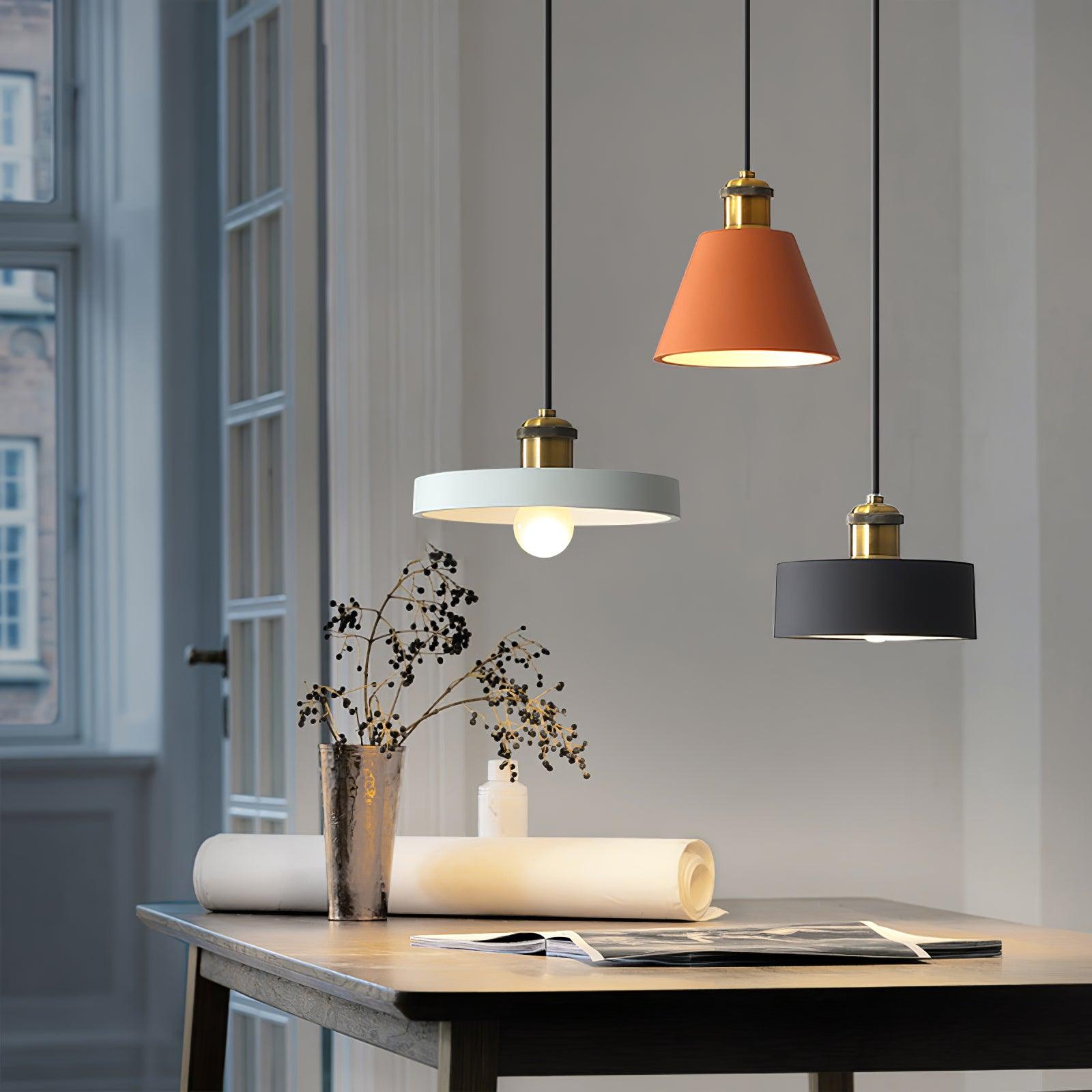 Resin Geometric Pendant Lamp - Letslighting