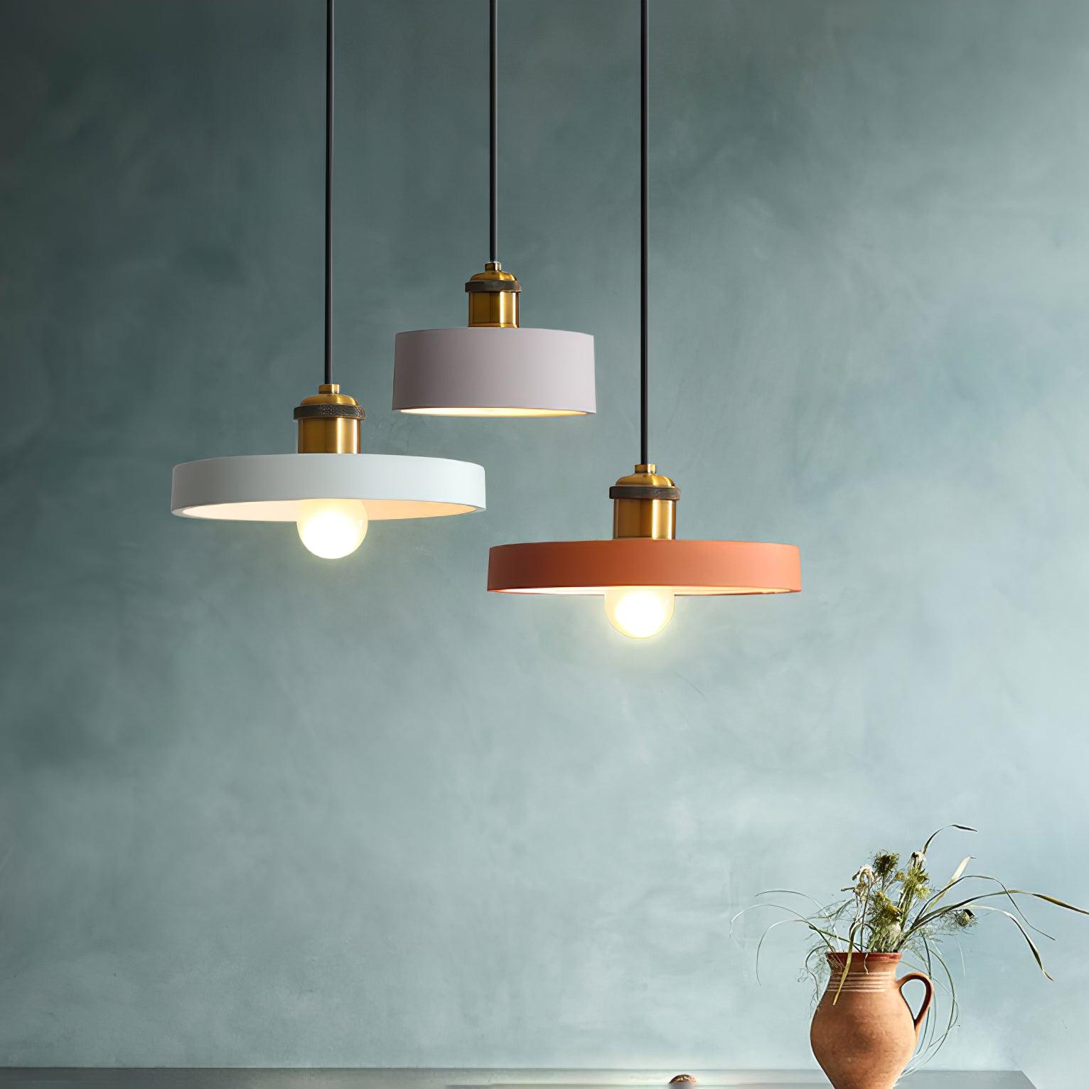 Resin Geometric Pendant Lamp - Letslighting