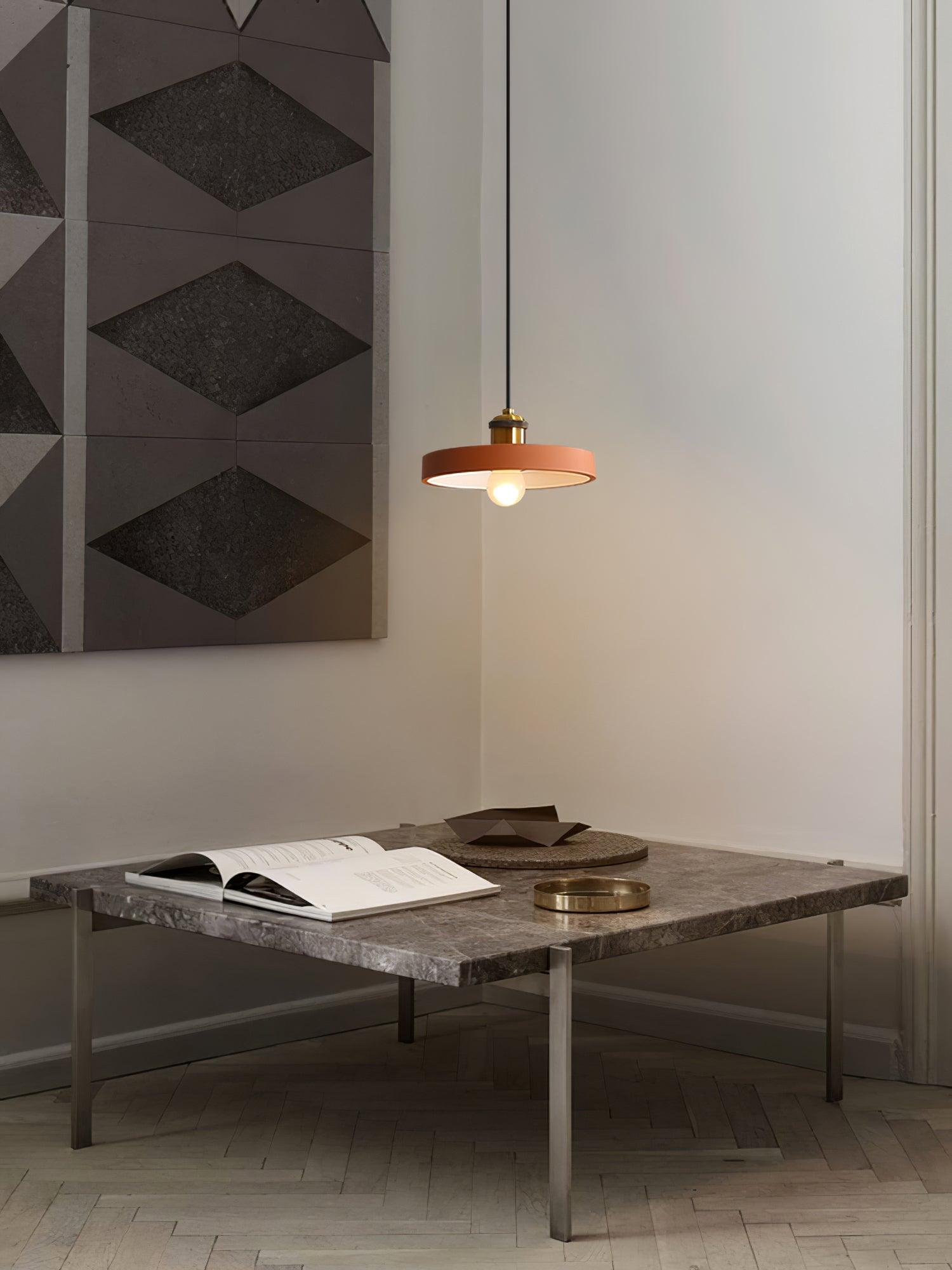 Resin Geometric Pendant Lamp - Letslighting