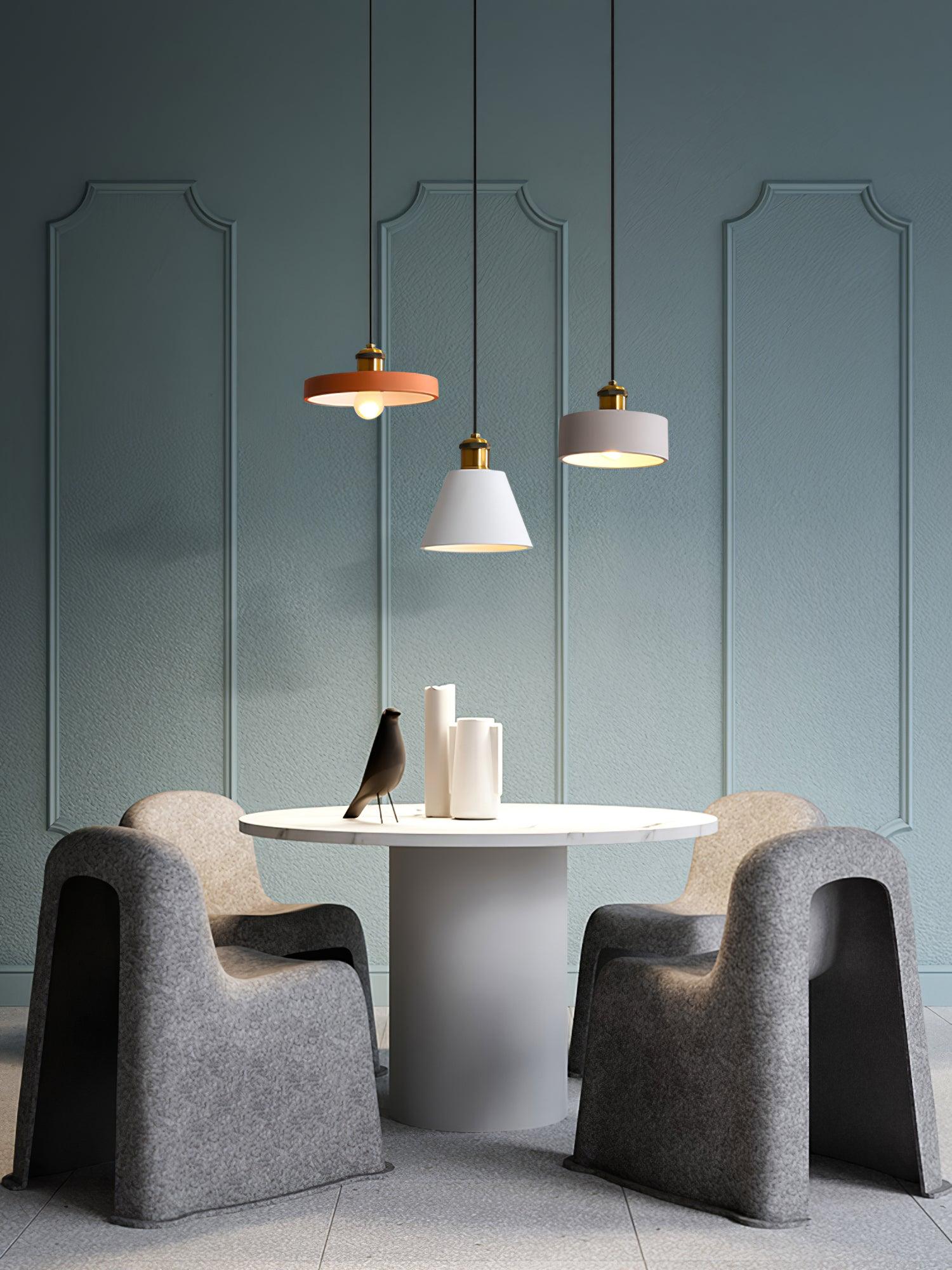 Resin Geometric Pendant Lamp - Letslighting