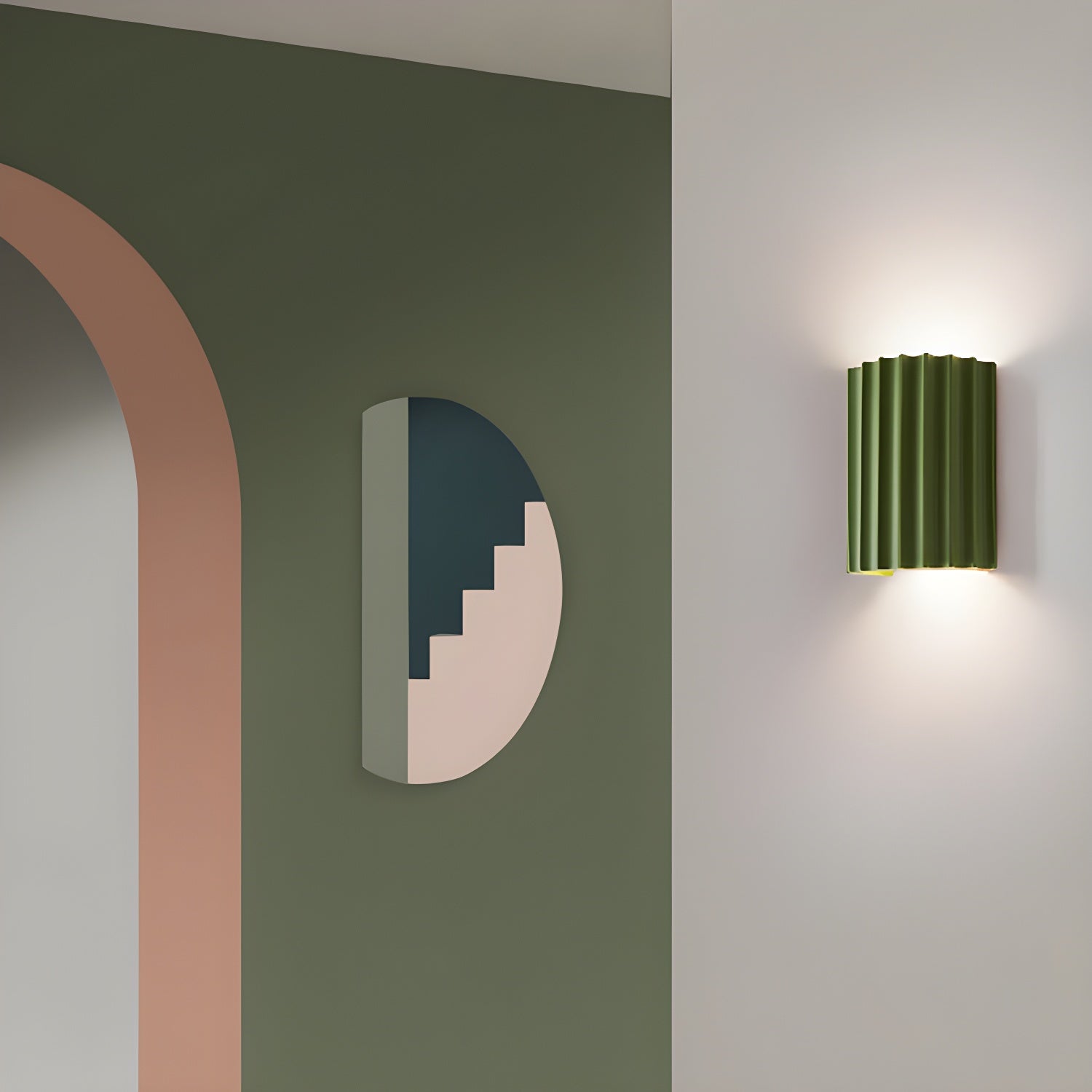 Resin Ribbed Wall Lamp - Letslighting